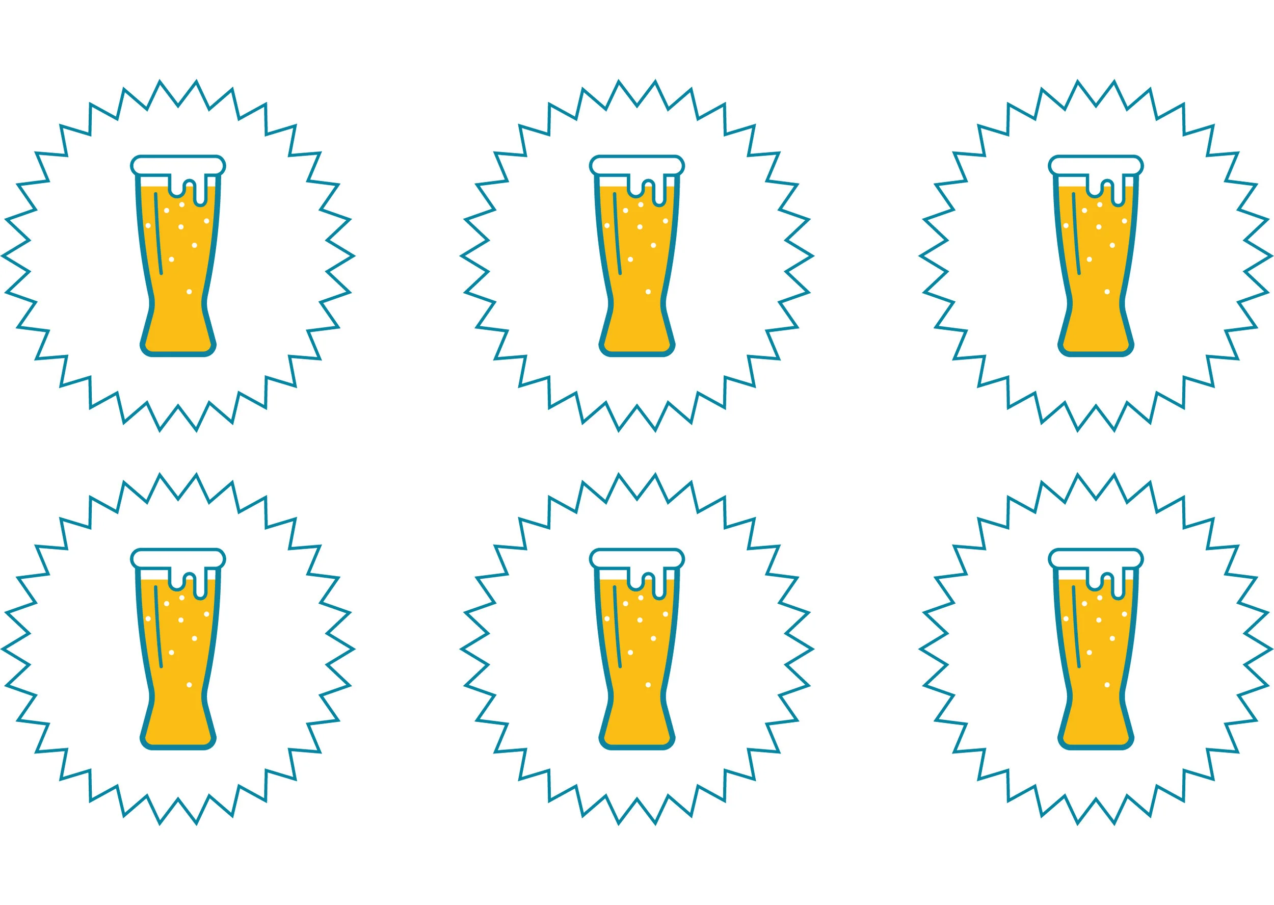 Any more than 6 pints of 4% ABV beer in a week will put you over the low risk drinking guidelines.