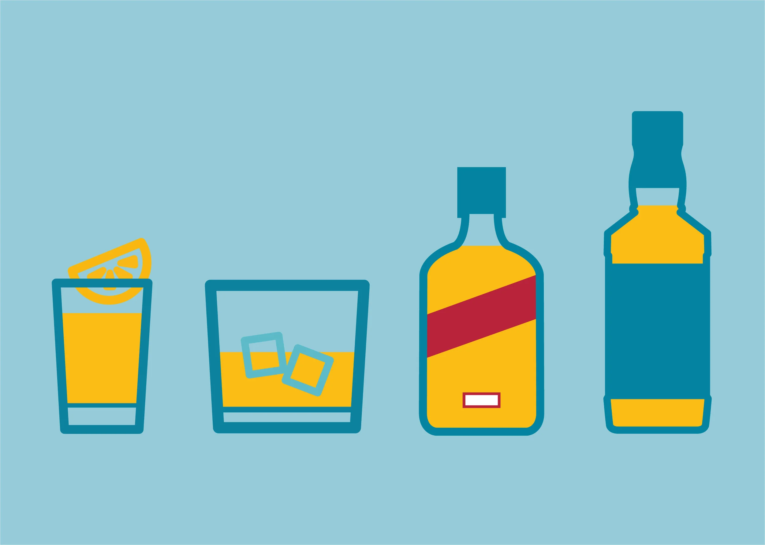 Just 7 double rum and cokes will send you to the weekly alcohol limit.