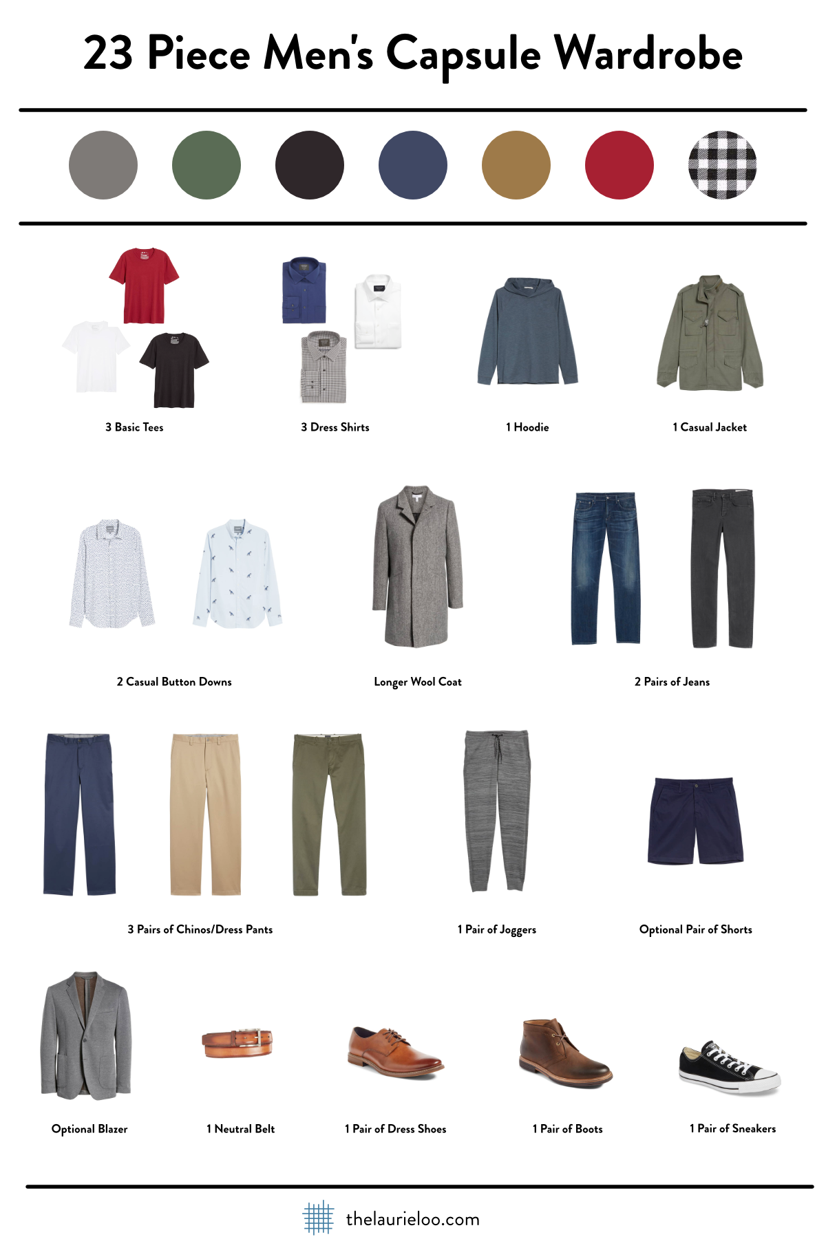 Men's Wardrobe Essentials Checklist—The Must-Haves