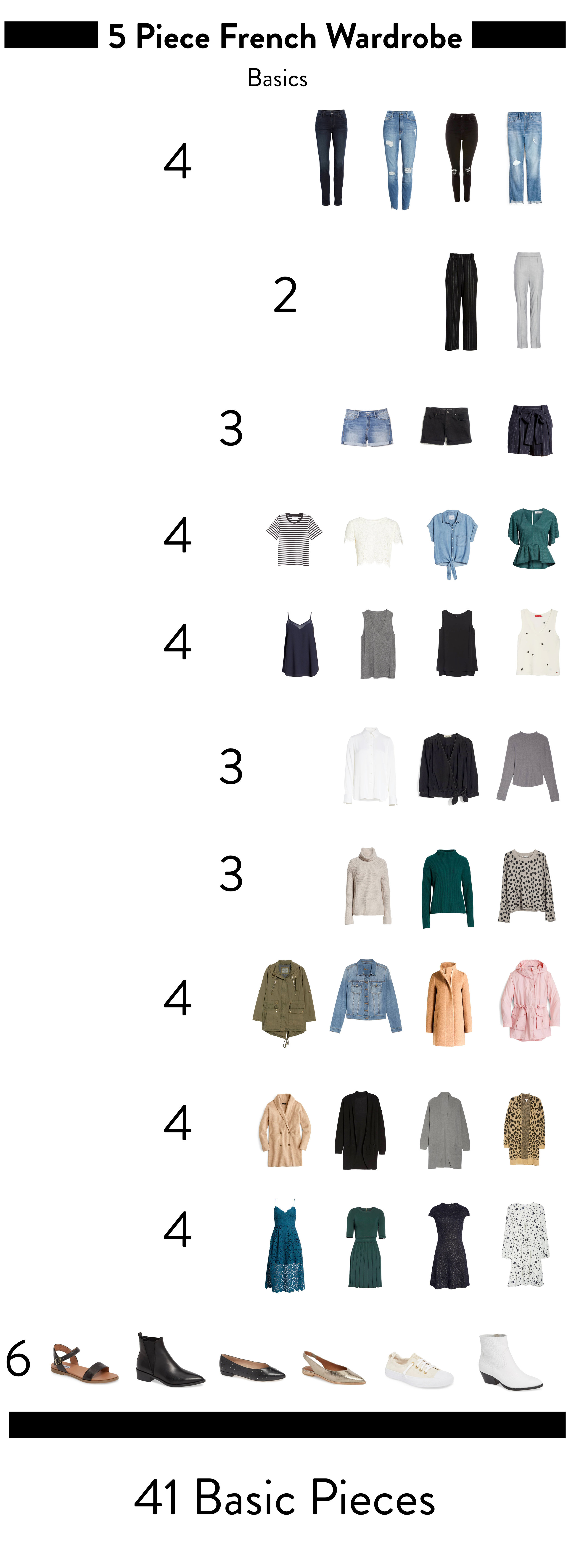 5 Piece French Wardrobe Get Your French On The Laurie Loo