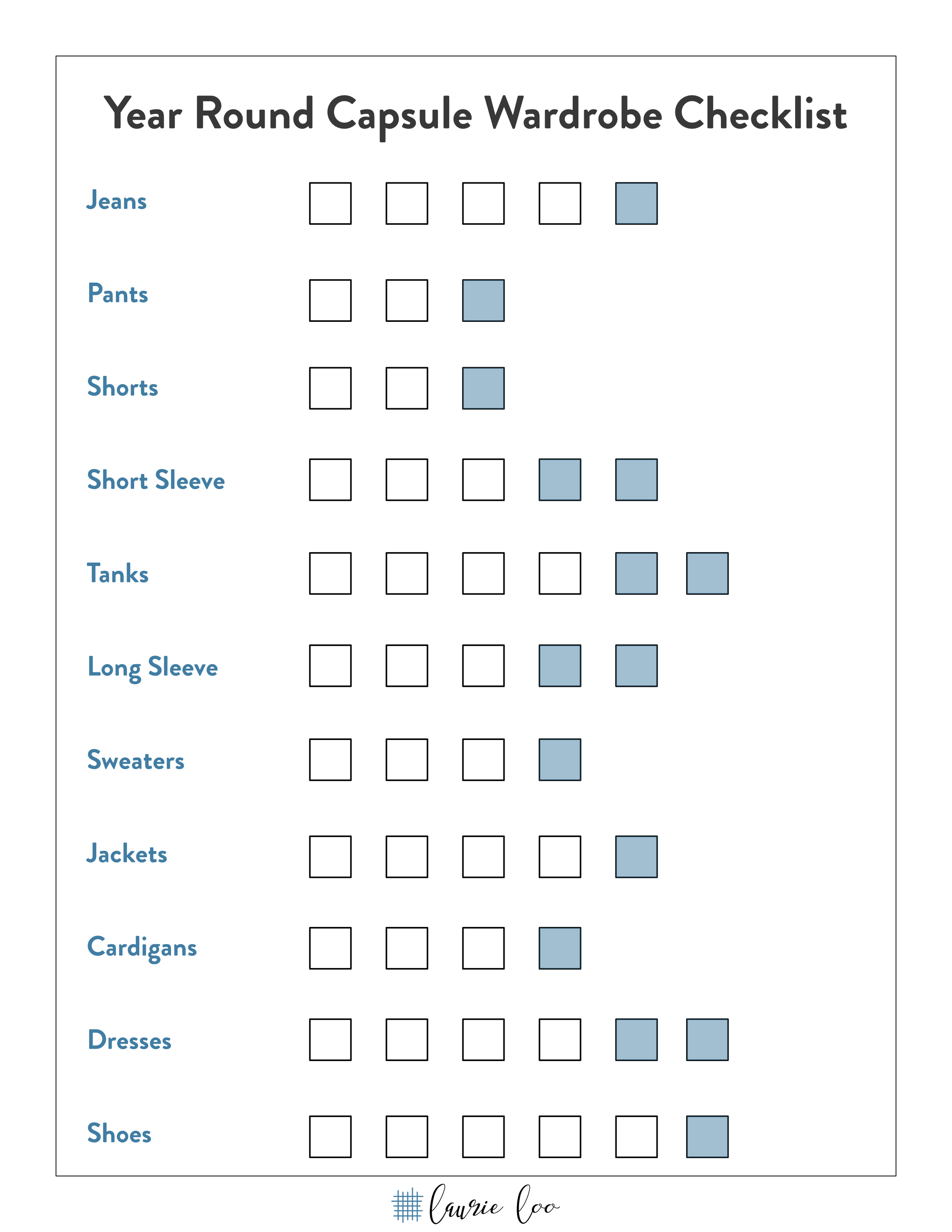 How To Build A Capsule Wardrobe You Don T Hate The Laurie Loo