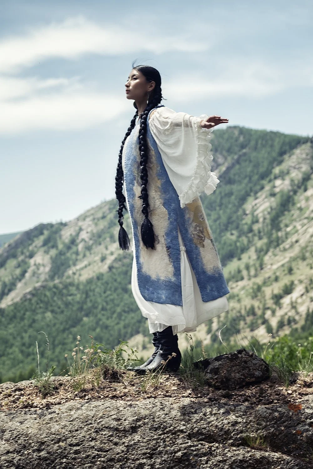  A fashion story exploring  ancestry, ritual and humanity's enduring relationship with the natural world. Combining fashion and documentary, the series draws on a shared visual language rooted in heritage, ritual, material culture and contemporary ex