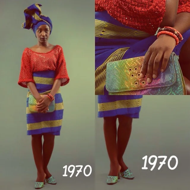 Check out my bata ko-ko-ka & matching bag ☺️
@afwlandafwn’s ‘THE EVOLUTION OF IRO AND BUBA’ contest is on for THREE weeks only!
To enter, use the hashtag #AFWNContest when you post a picture of yourself/friend/family on your social media wall. Pictures from any decade welcome - like my attempt at recreating the rockies 70’s here for instance.
See www.africafashionweeknigeria.com for full details on the contest and what’s up for you to win.
#AFWN #AFWN2015 #IroAndBuba #Ankara #Damask #AsoOke #TieAndDye #Lace #Sequins #Aso #AsoEbi #AsoEbiBella #AsoEbiAfrica #OOTD #Naija #NaijaFashion #NaijaFashionDaily #StyleMeAfrica #TimeCapsule #Nigeria #TimeLord #Tradition #Culture #Iro #Buba #Fashion #Homegrown #Traditional #AnkaraFashion #Africa #Fashion #Tardis #1970 #70s #Vintage
