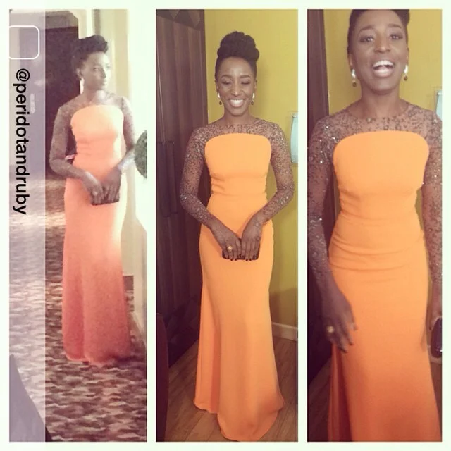 Repost from @peridotandruby - Beauty is her name!!!!!!!!!! @orekagodis left us speechless in this Peridot and Ruby dress! This collaboration has been a long time coming . Endless phone calls, whatsapp messages and tricks 😭 ! Oreka you were such a pleasure to work with . #ourgirlnextdoor #sweetheart . And you OWNED this dress!!! Oh yes you did!!!!!!! #redcarpetready #queenofthenight #peridotandruby #bellanaijastyle #stylemeafrica #naijagirlskillingit @peridotandruby @stylemeafrica @bellanaijaweddings @naijagirlskillingit @sistasparkles #teamnatural