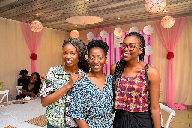 L-R: Lamide Akintobi, Oreka-Godis and Cynthia-Kamalu