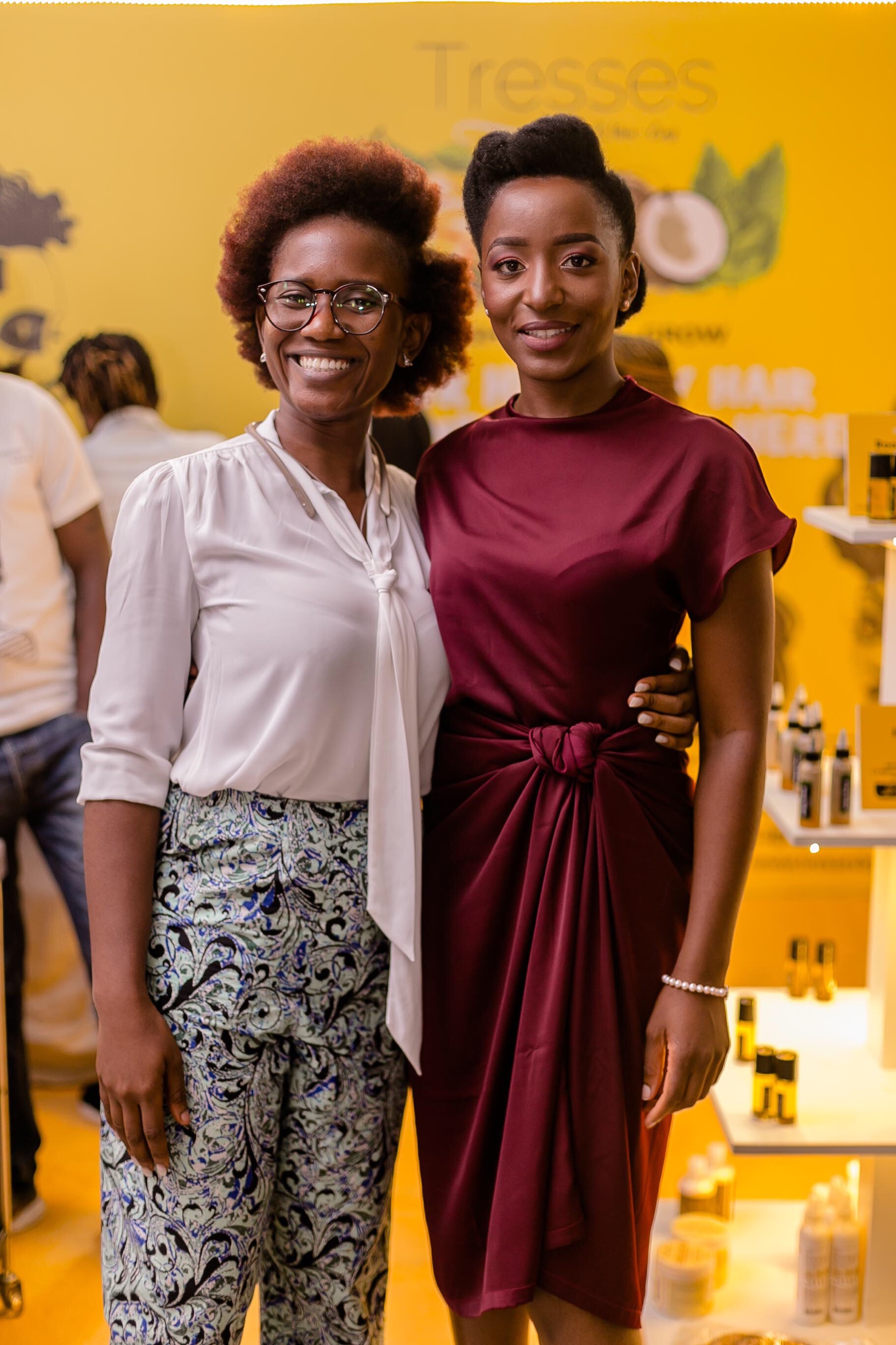 @theolivetreeplace @orekagodis at the @tressesbykvc stand at the @thebeautysouk_ng