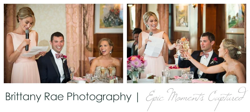 The Colony Hotel Wedding in Kennebunkport Maine - wedding speeches