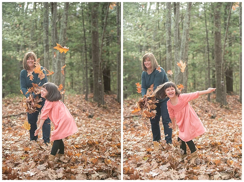 Fall Family Portraits in Scarborough Maine by Maine Family Portrait Photographers -