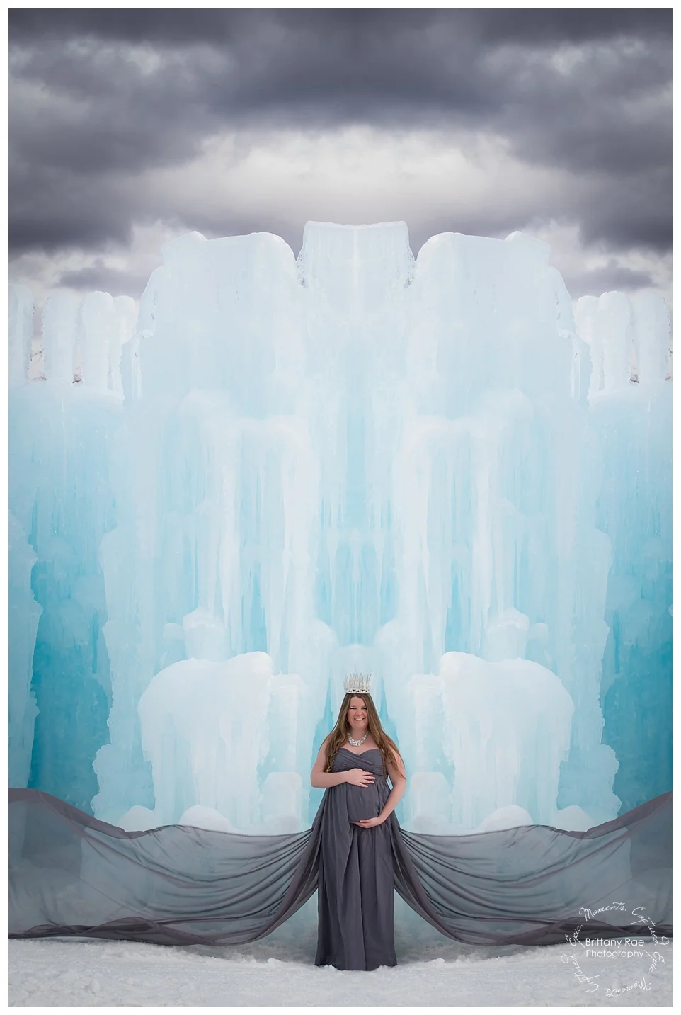 Best Family Portraits by Maine Family Photographers - Ice Castles Photographer