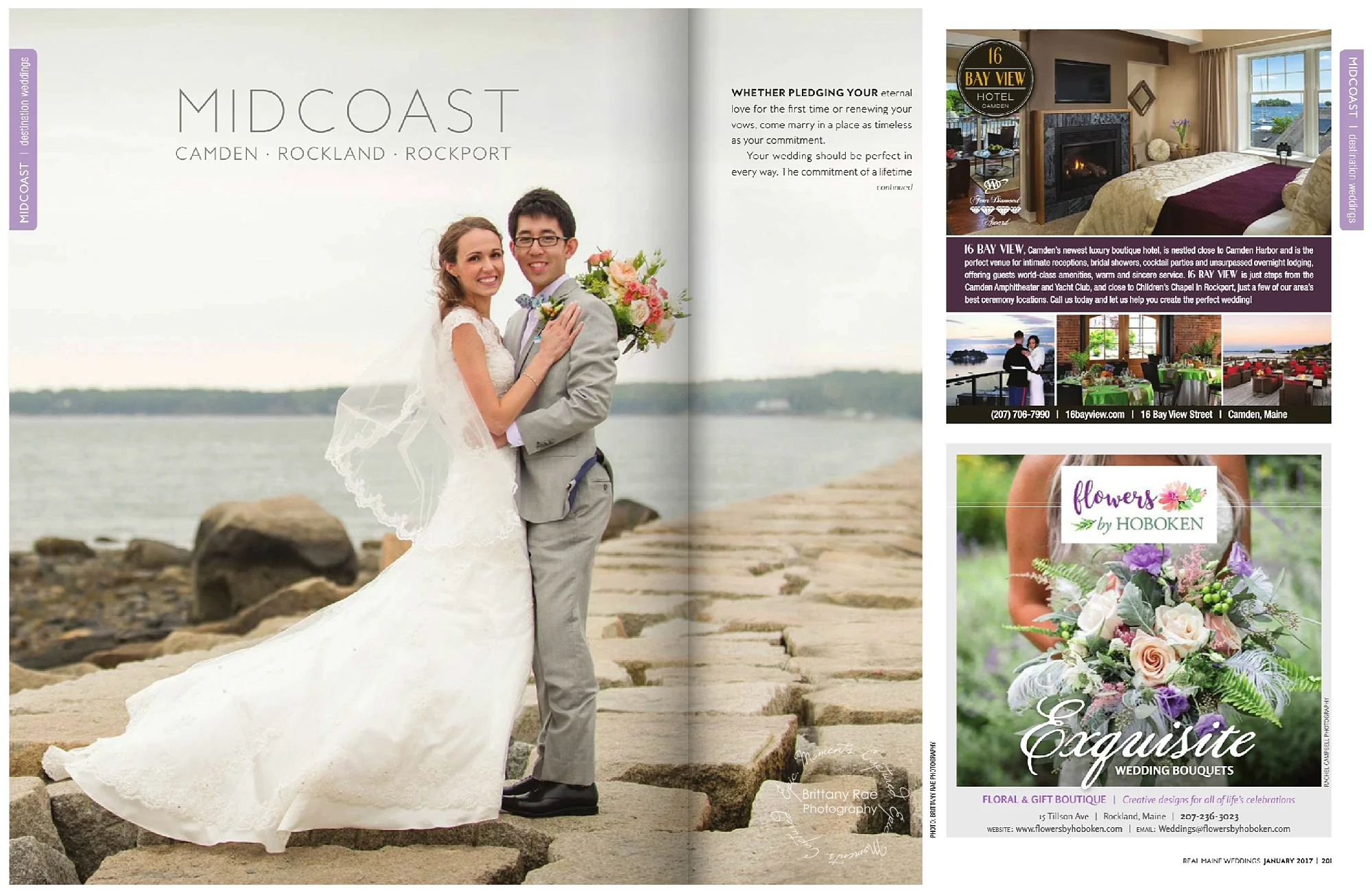 Maine Wedding Photographers Published in Real Maine Weddings Magazine - Samoset Resort Wedding