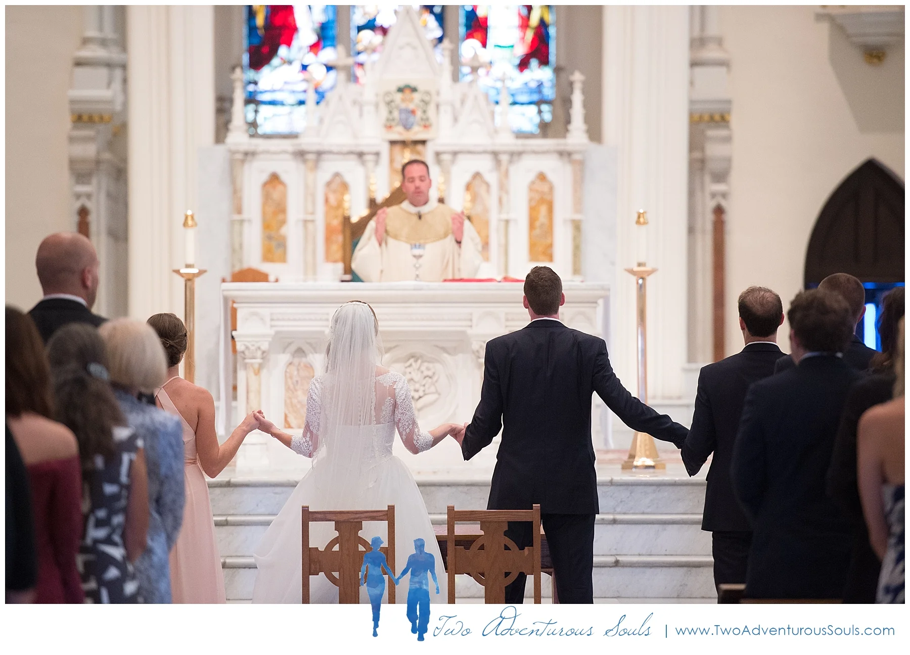 Woodlands Country Club Wedding, Maine Wedding Photographers_The Cathedral of the immaculate conception wedding