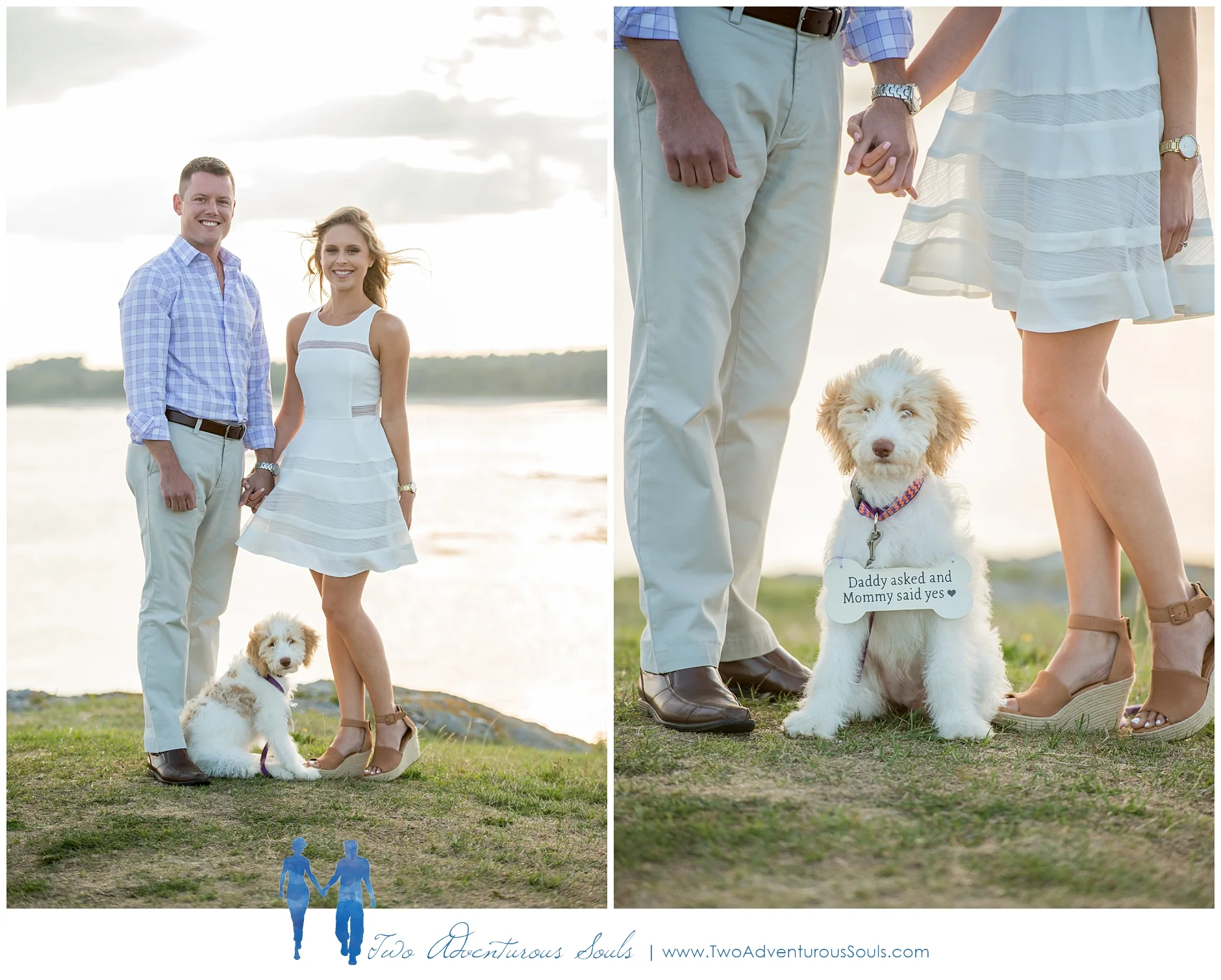 Kettle Cove Engagement Session, Cape Elizabeth Maine -
