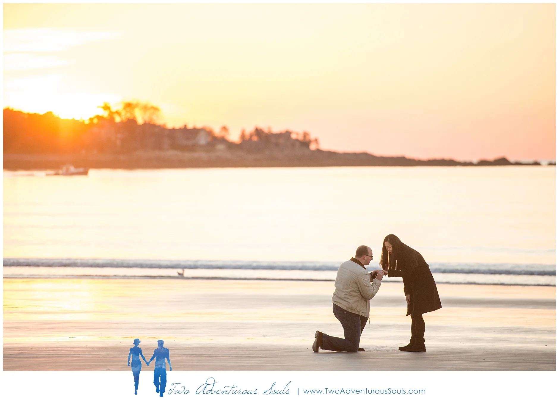 Surprise Proposal in Kennebunk Maine, Goochs Beach Photographer -
