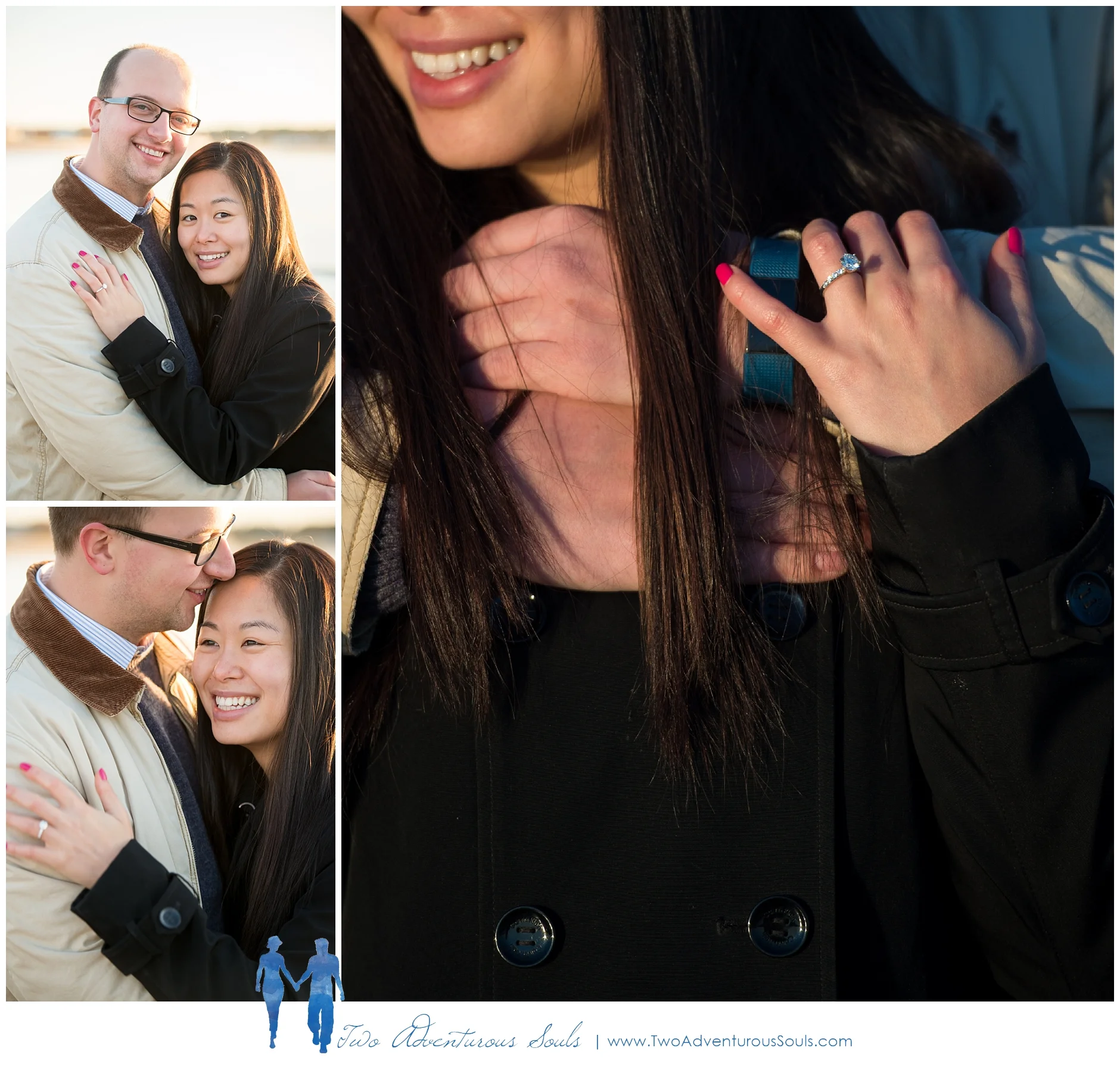 Surprise Proposal in Kennebunk Maine, Goochs Beach Photographer -