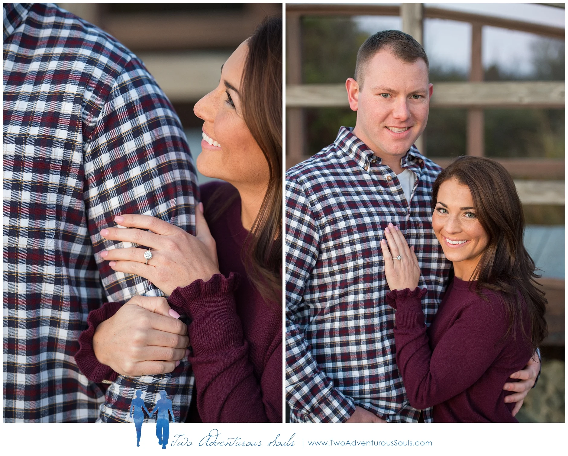 Kettle Cove Engagement Session, Cape Elizabeth, Maine Wedding Photographers -