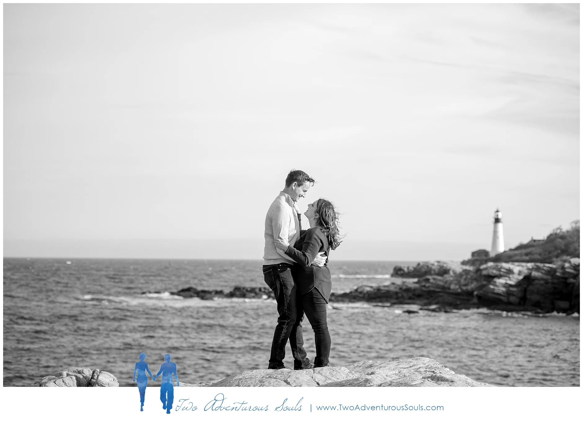 Portland Headlight Engagement Session, Maine Wedding Photographers -