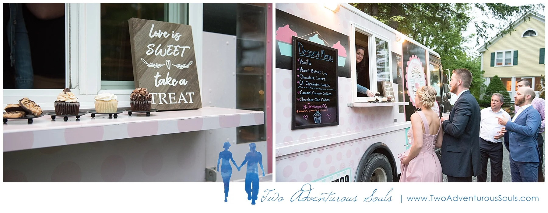 Dexter's Inn Wedding, New Hampshire Wedding Photographers_Food Truck Wedding with cupcake Truck