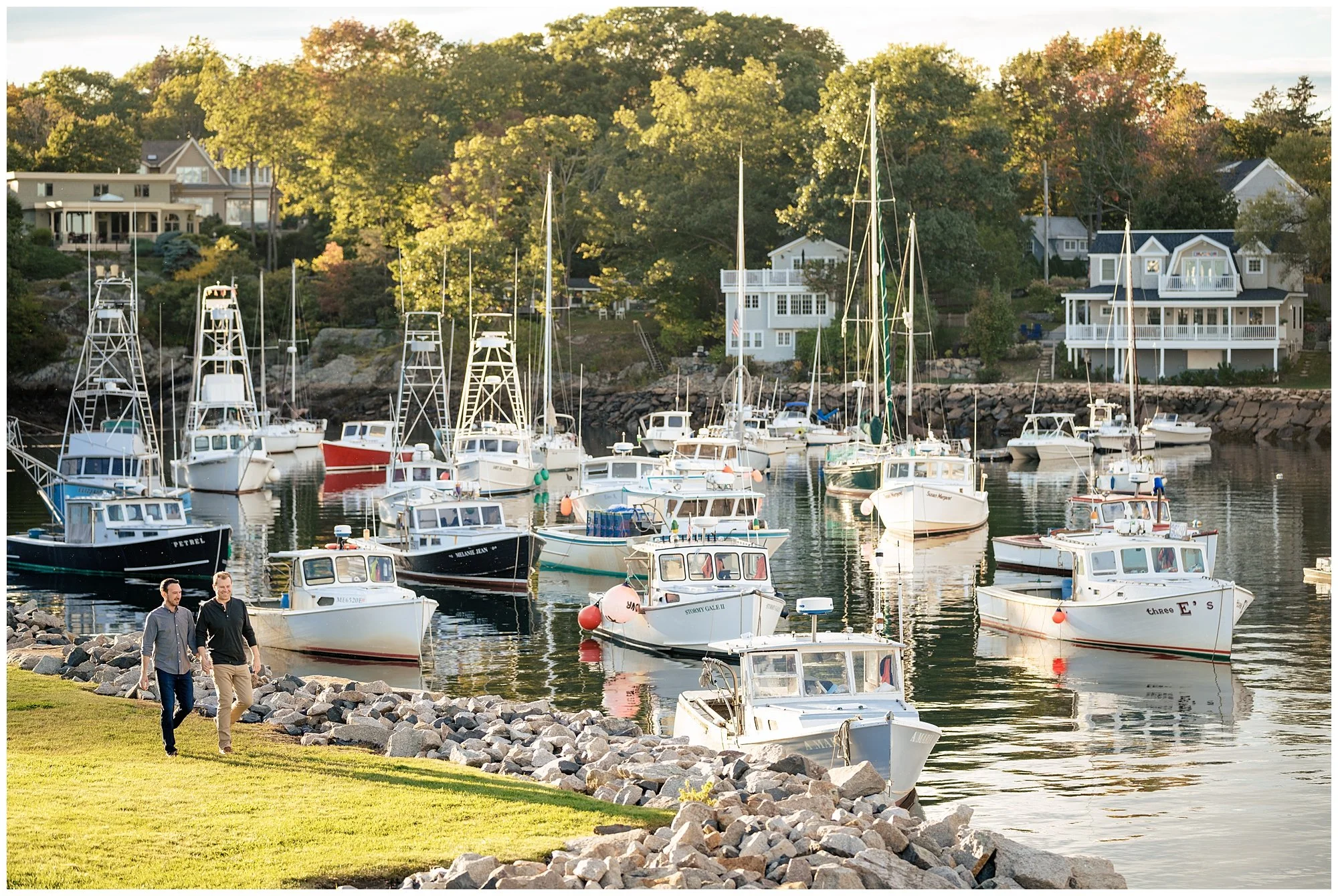 Kevin and Doug's Perkins Cove Ogunquit Engagement Session Two