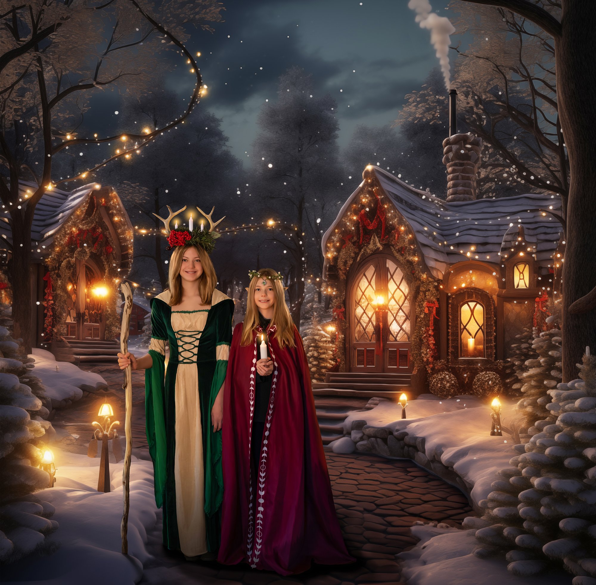 Maine Fantasy Photographer, Unique Christmas Card Ideas, Two Adventurous Souls - 2023.jpg