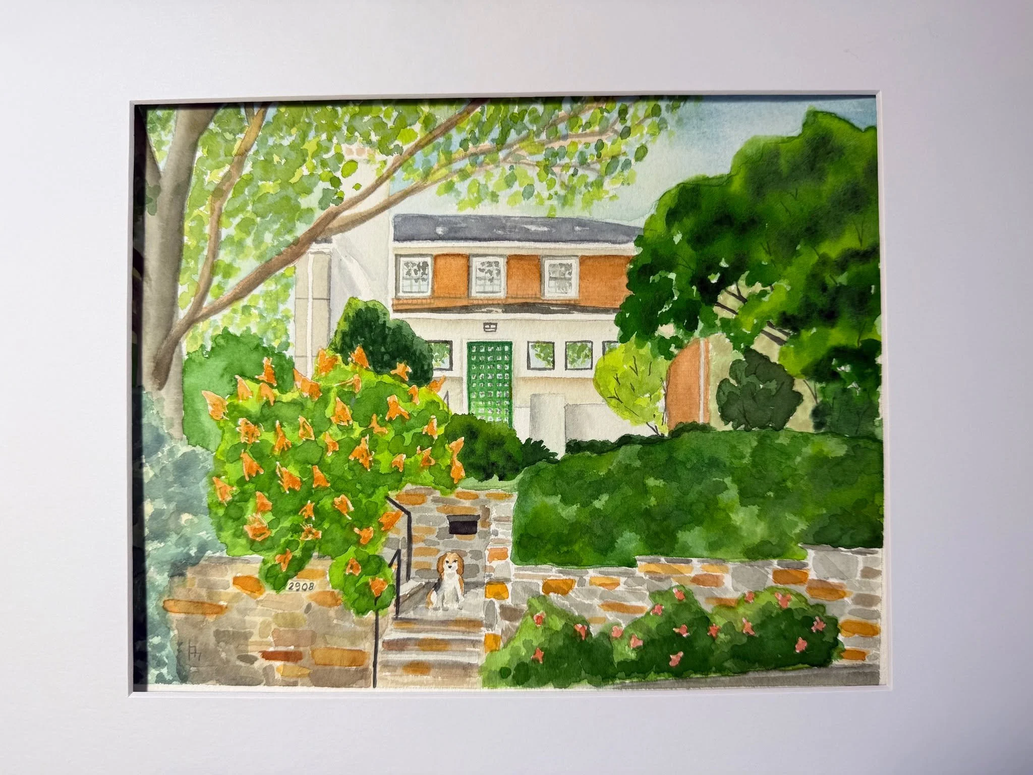 Happy New Year! I've been working with the amazing realtor, Laurel Conger @alexandrialiving on some house portraits for long-time North Ridge neighbors. Really love all the lush foliage, stone, and the homeowner's pup on this one! 💚🧡💚