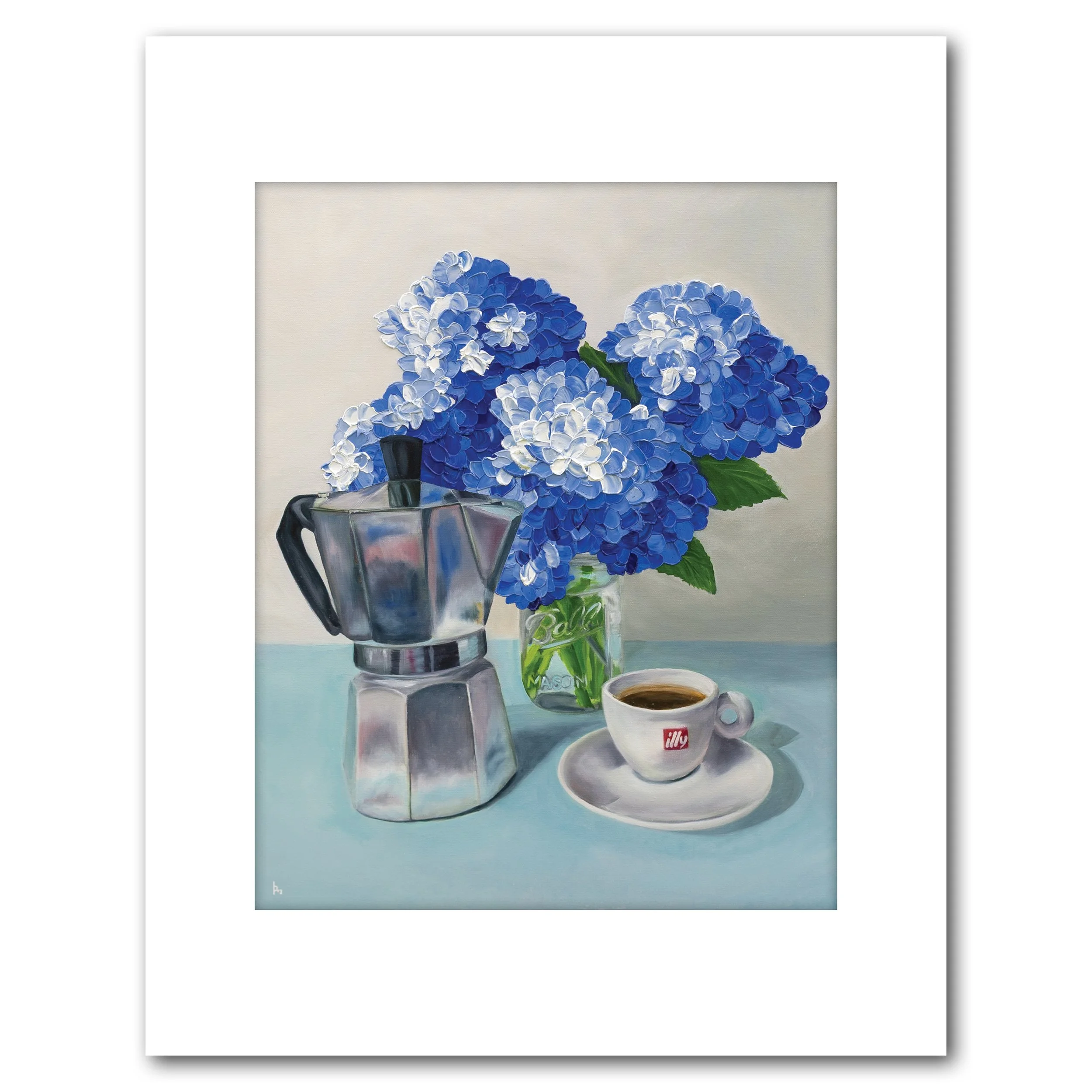 'Moka and Illy' by Alexandria artist Laurel Prucha Moran