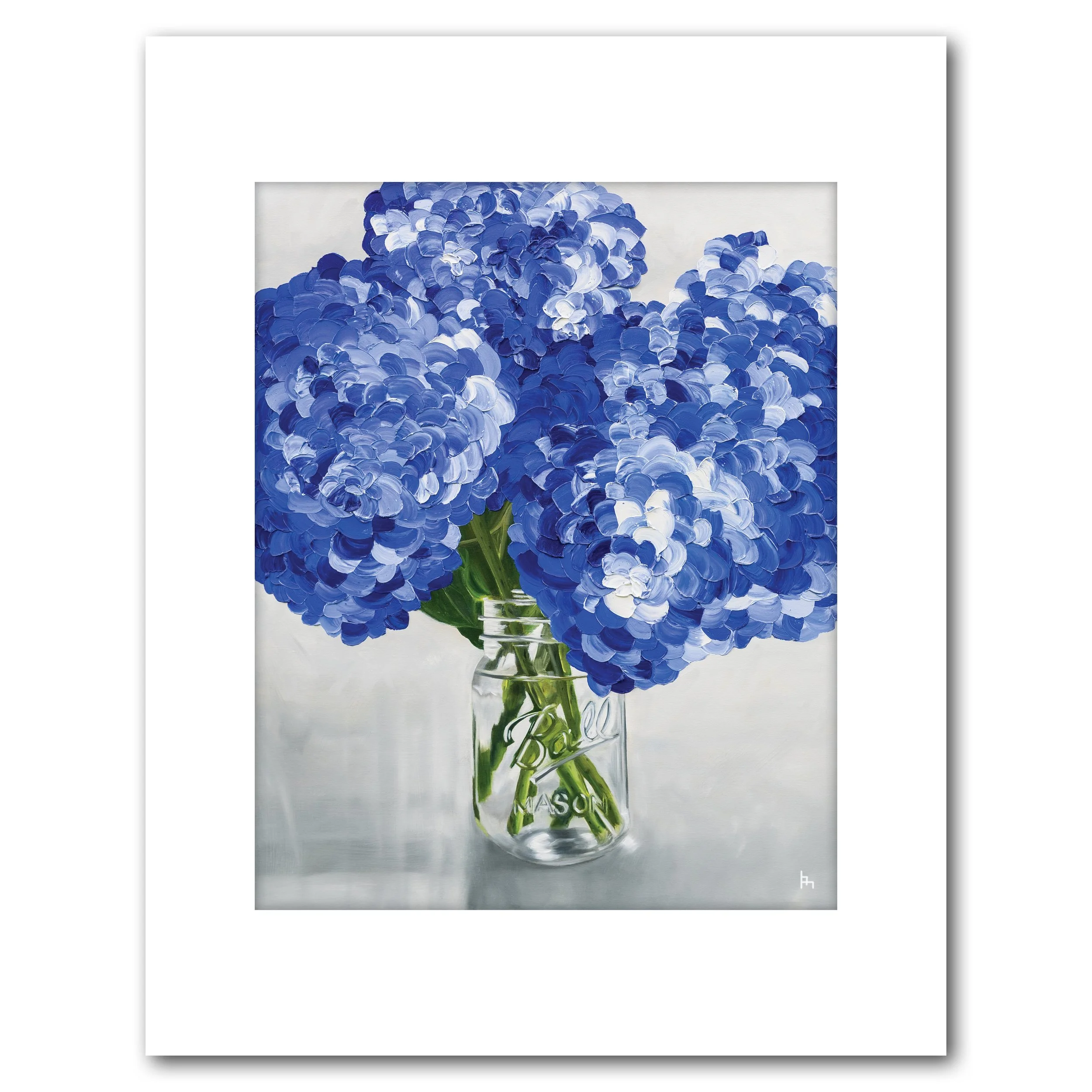 fine art print 'Bold Blue'