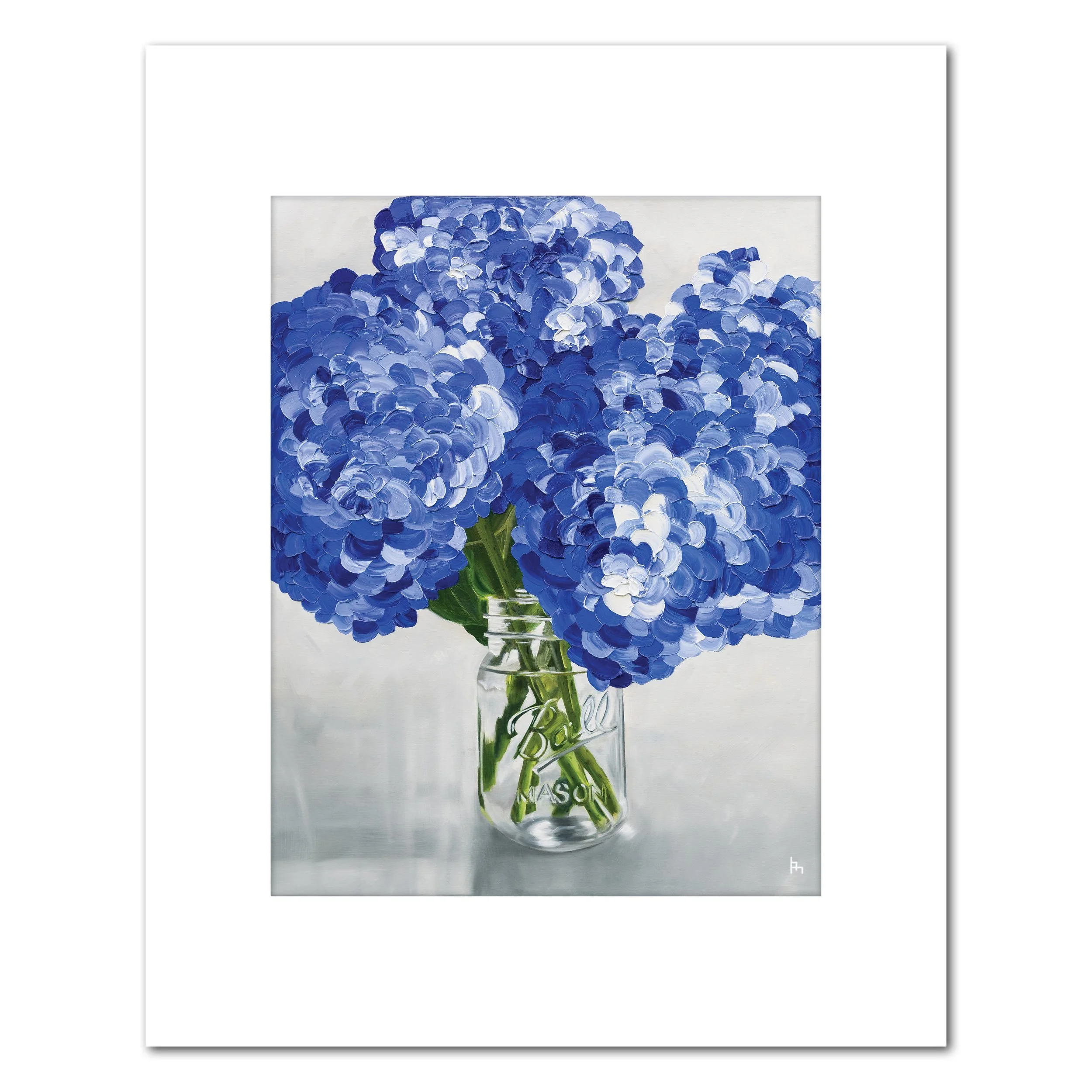 fine art print 'Bold Blue'