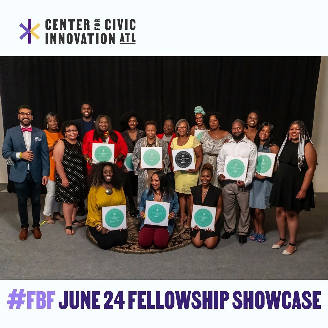 #fbf to the 2021 CCI Fellowship Showcase where we celebrated and heard pitches from 13 amazing leaders who are tackling inequality in Atlanta. It was an incredible night filled with vision, hope, and inspiration.

If you missed the event, check out t