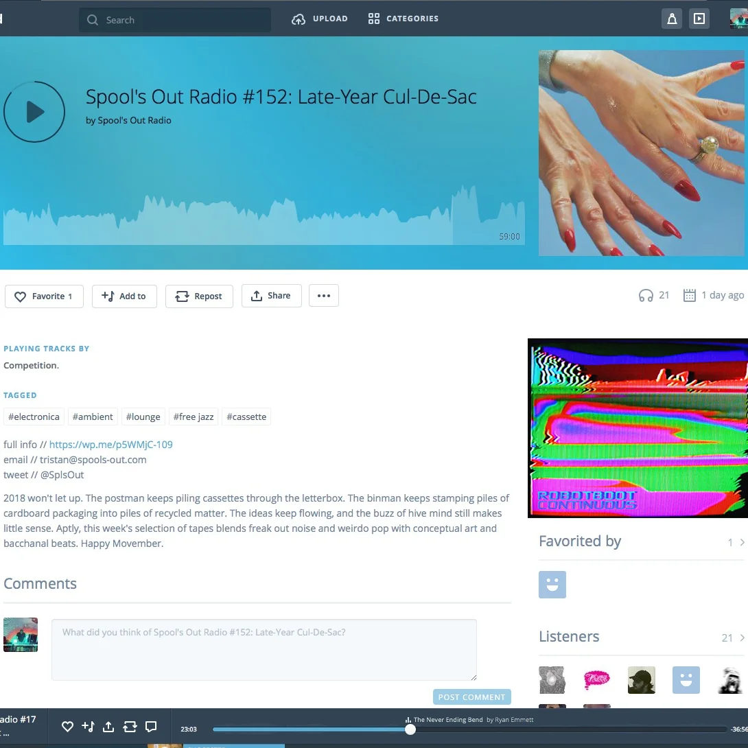 Spool’s Out Radio #152: Late-Year Cul-De-Sac