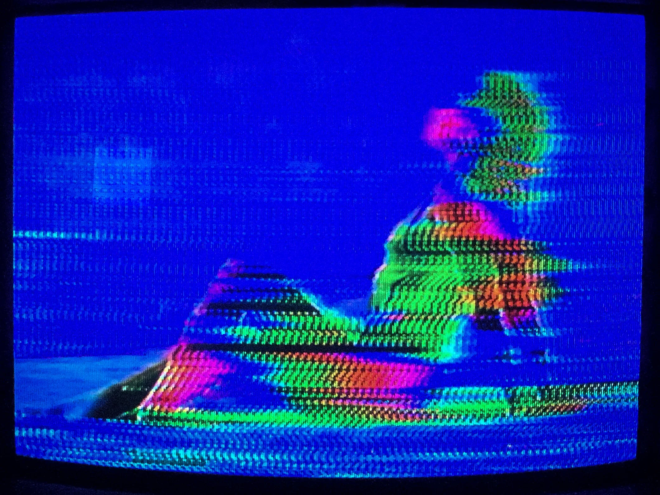 Sitting on the beach on an unknown planet