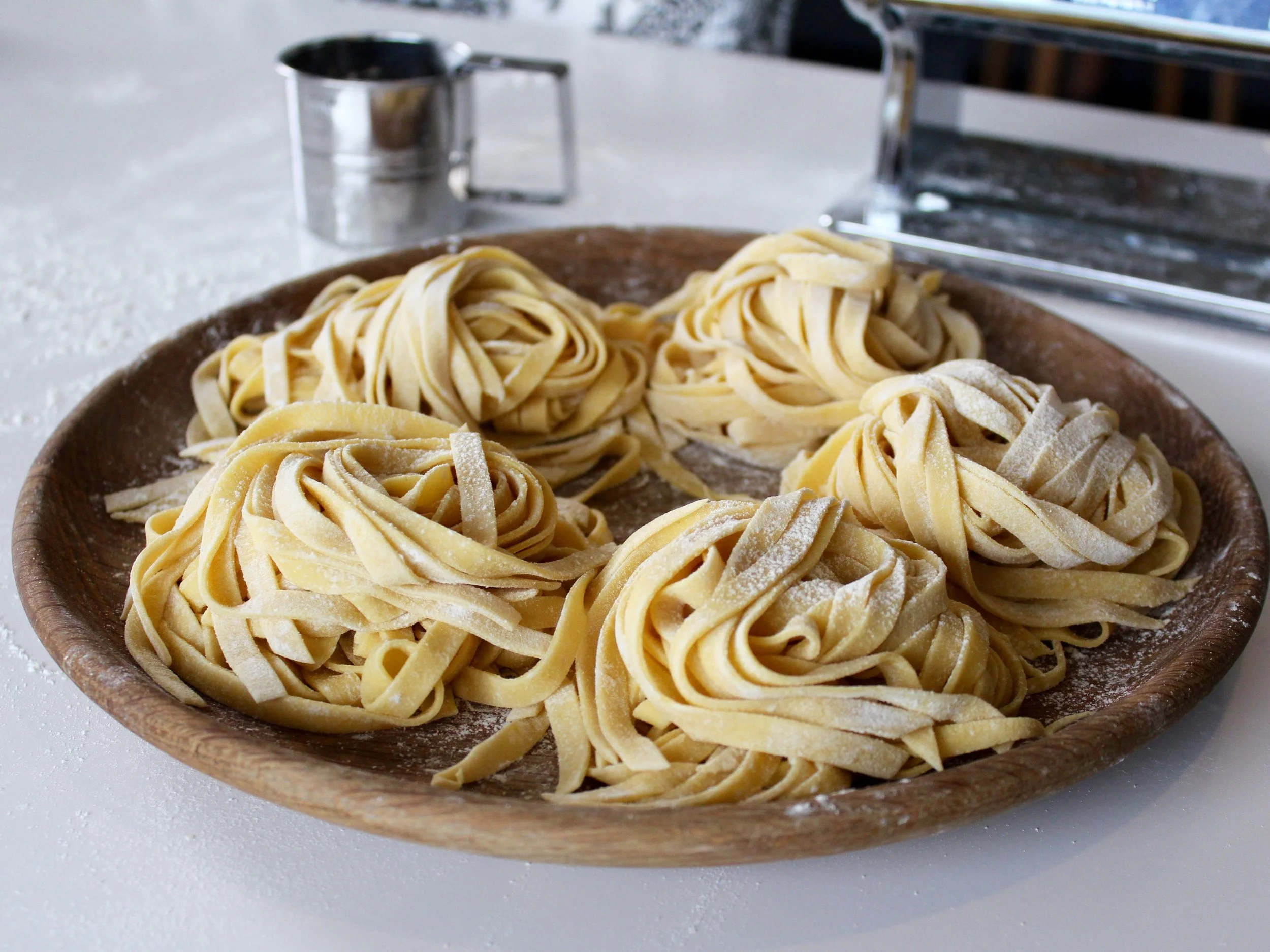Fettuccine with porcini and truffle — Julia Eats Italy