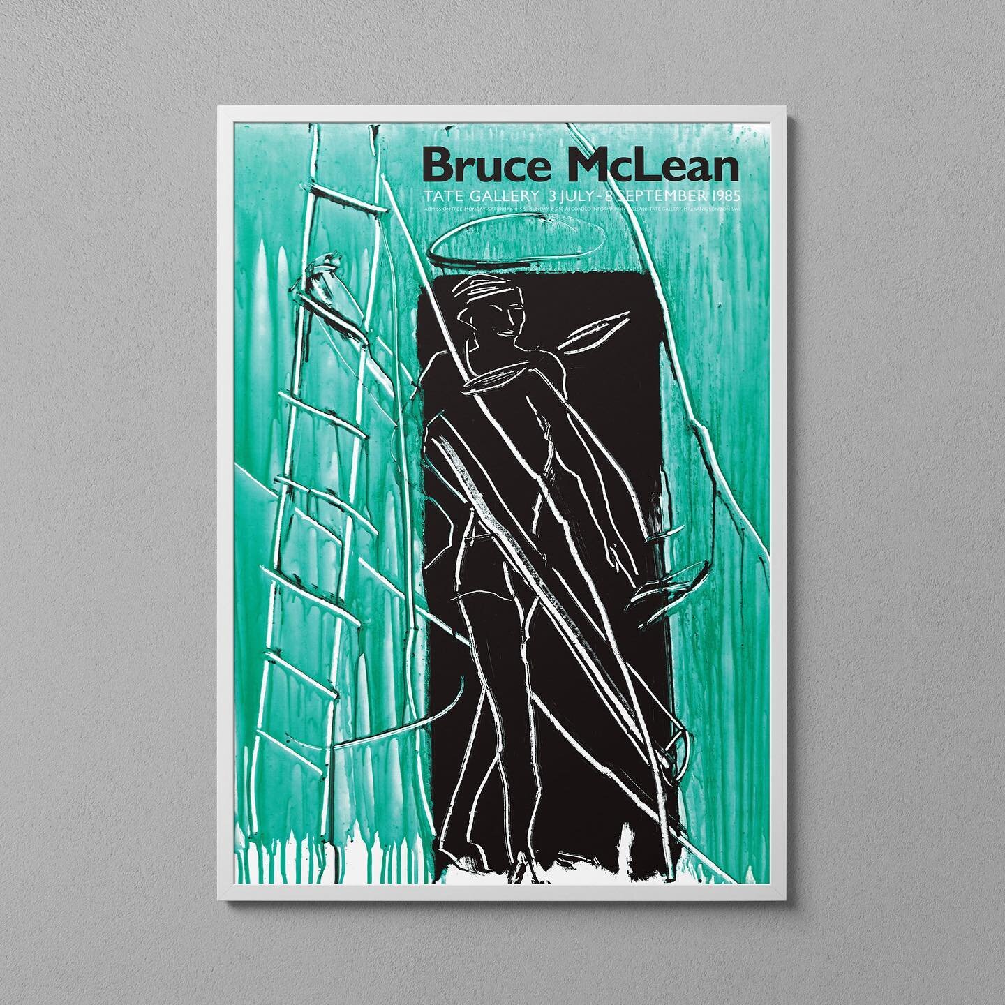 Available to buy exclusively at Department for Art. Bruce McLean, Good Manners or Physical Violence Poster. Exhibition and live work, The Tate gallery &ndash; 1985.
.
Department for Art (DFA) are pleased to announce the release of a series of facsimi