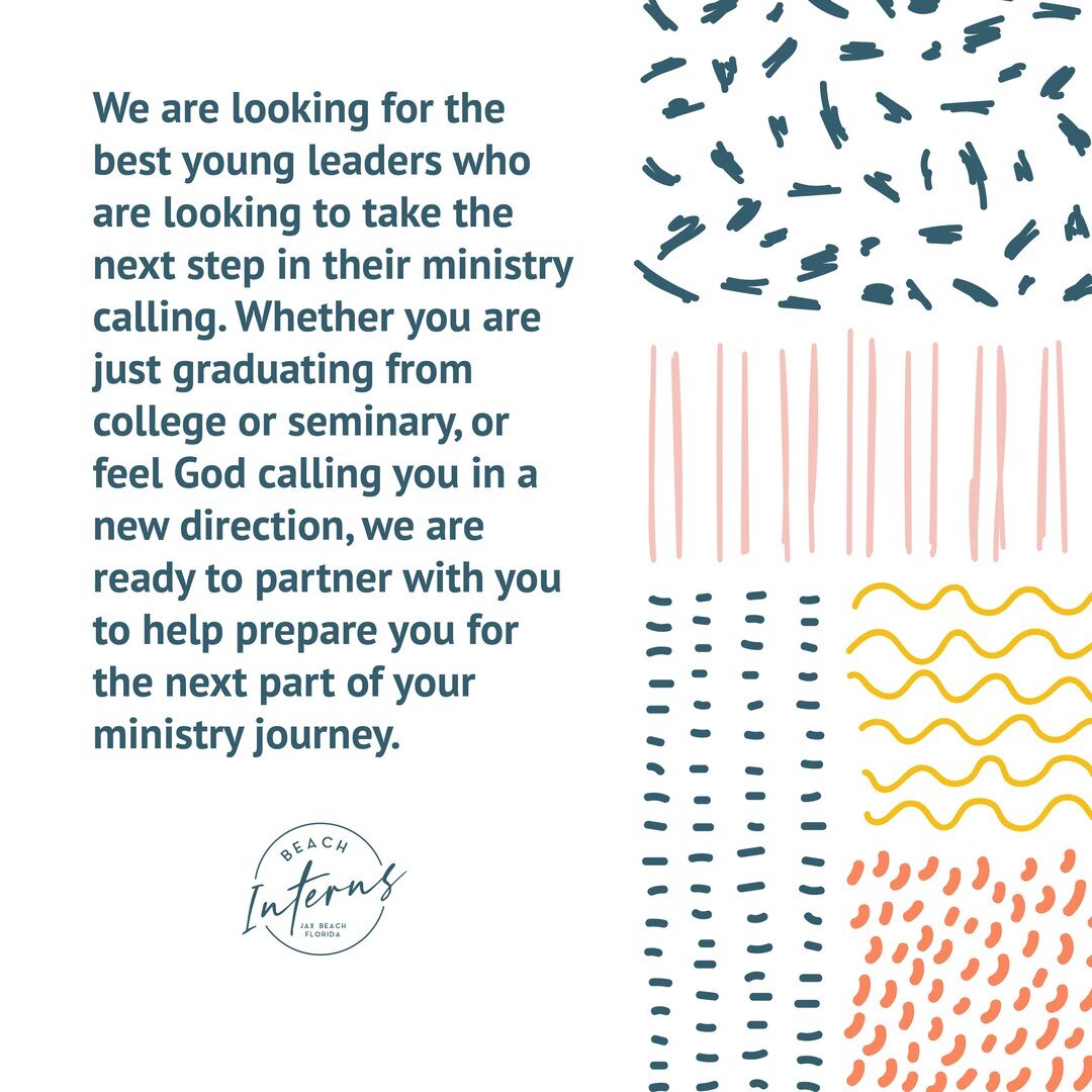 We are looking for the best young leaders who are looking to take the next step in their ministry calling. Whether you are just graduating from college or seminary, or feel God calling you in a new direction, we are ready to partner with you to help 