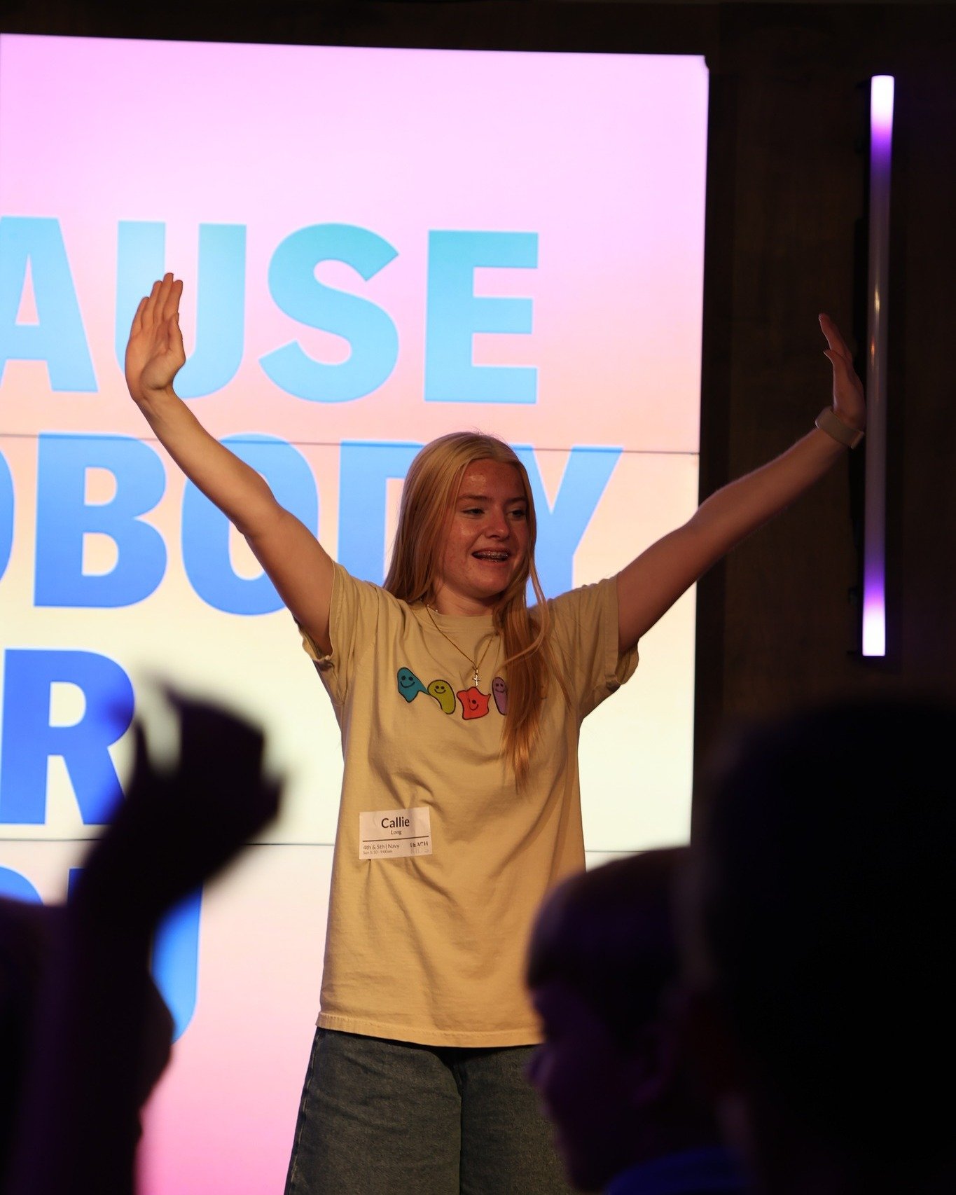A big shoutout to Callie! 🎶
Callie faithfully serves in BeachKids Sunday mornings, and we truly appreciate all she brings to our team. She leads kids in worship with so much joy and care, helping create a welcoming and meaningful space where kids ca