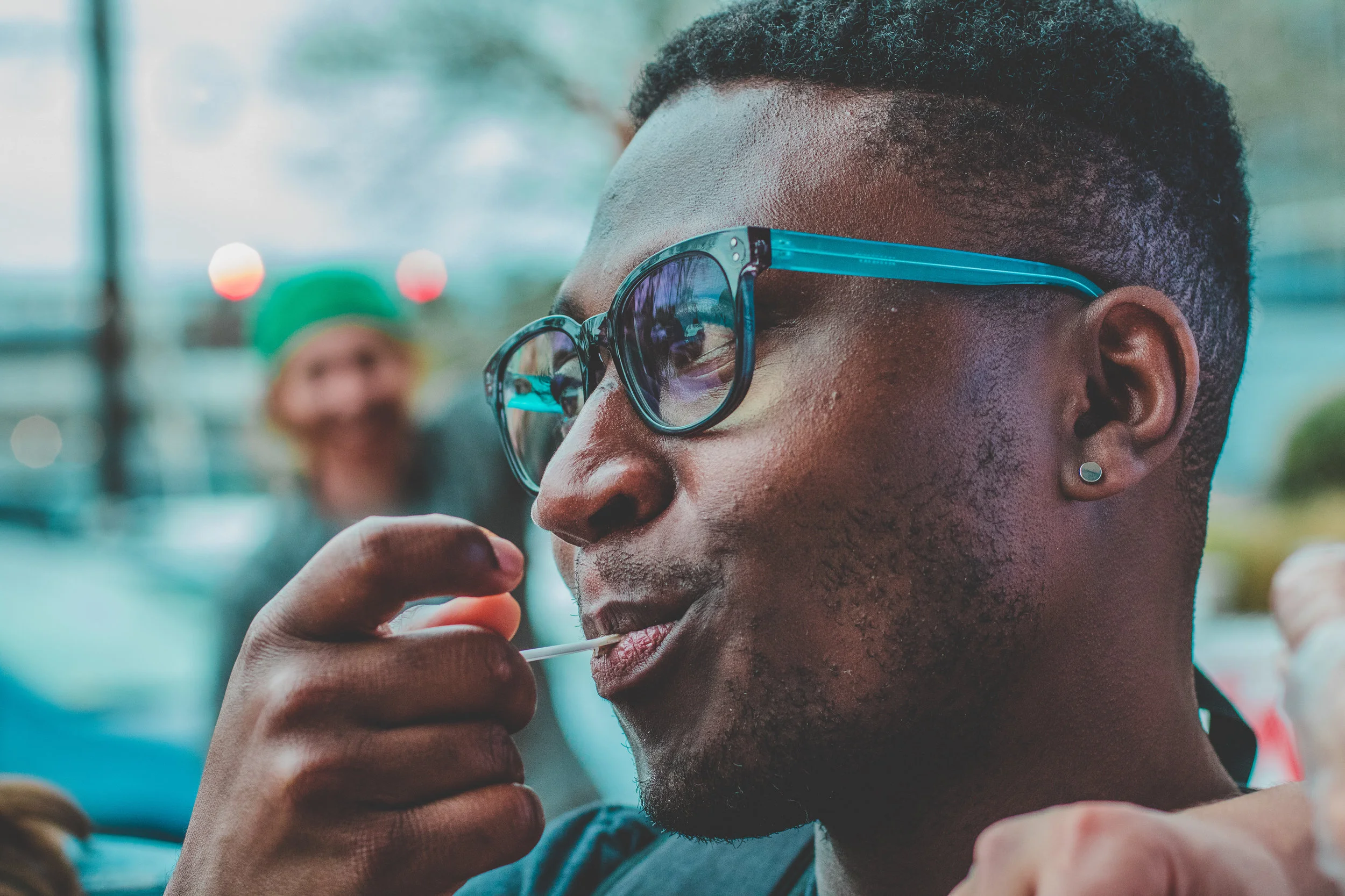 Portrait: Man with Ice Cream