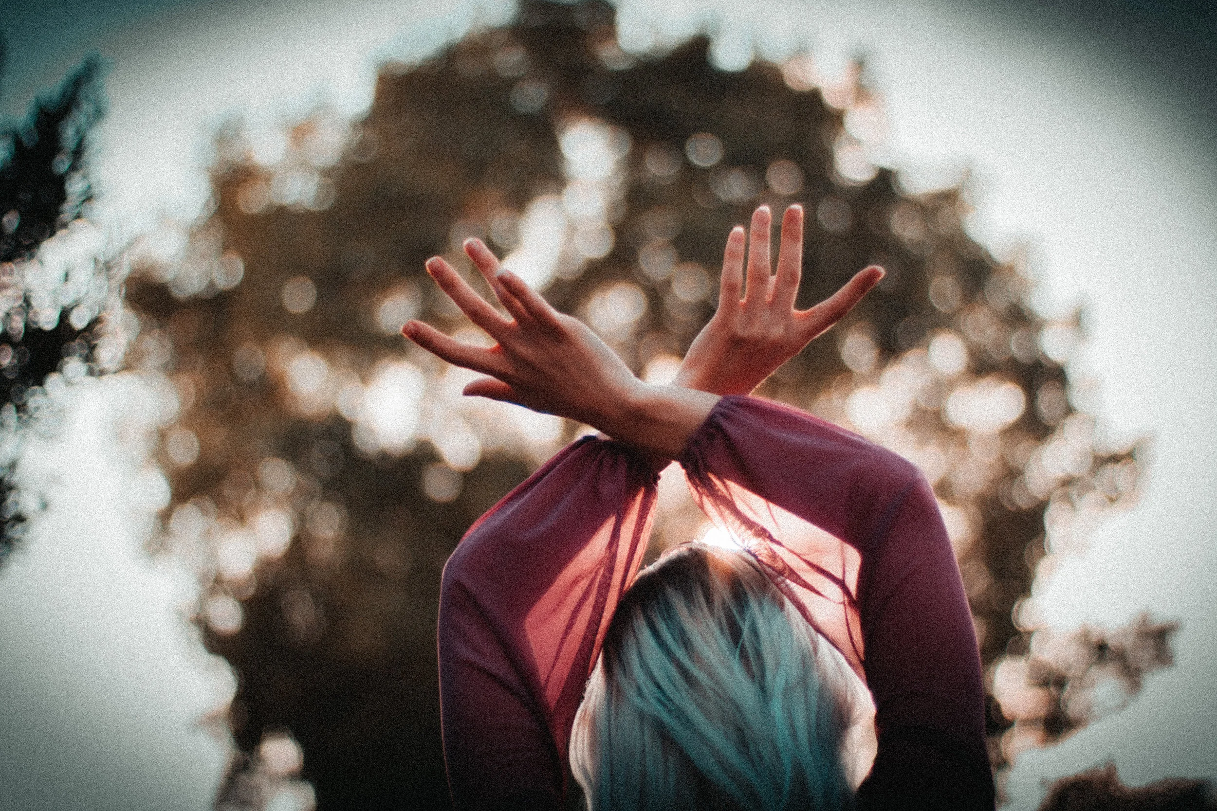 portrait : sun-kissed hands