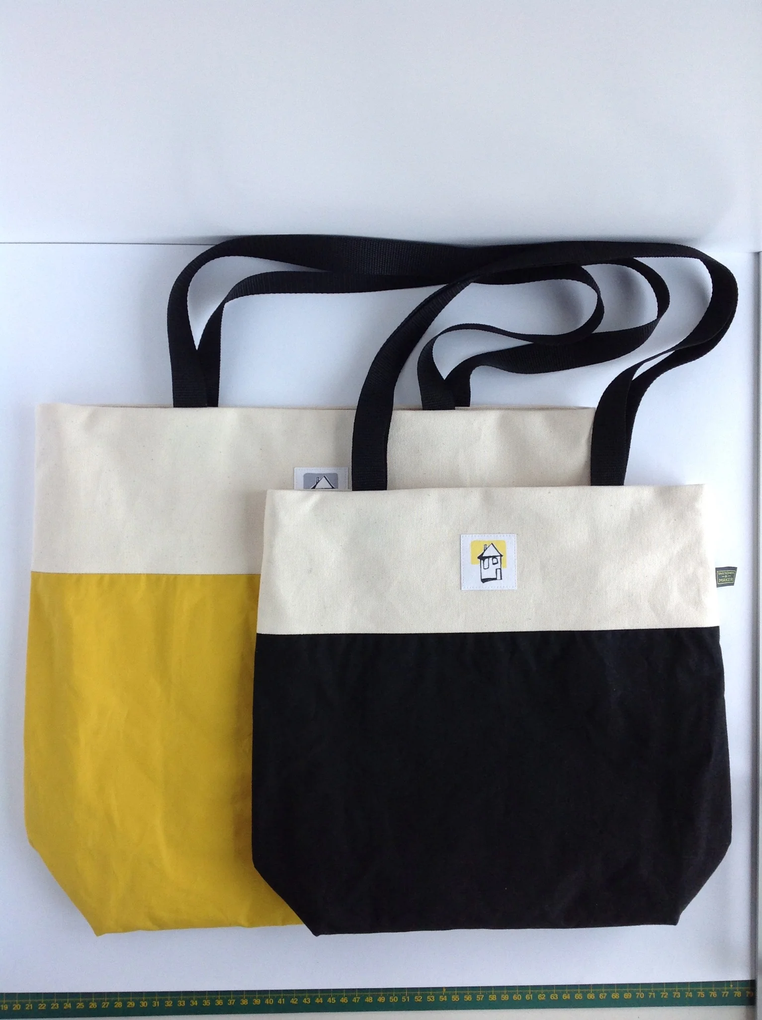 Tote bags - small large.JPG
