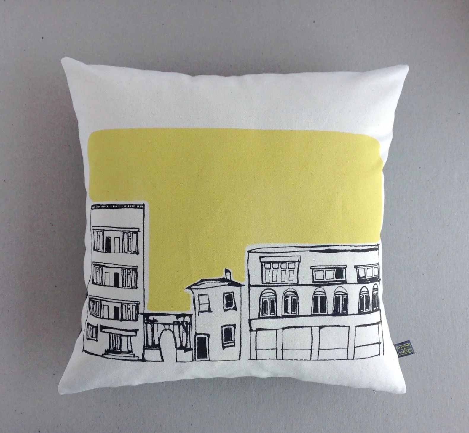 Archway Scatter Cushion - Mustard