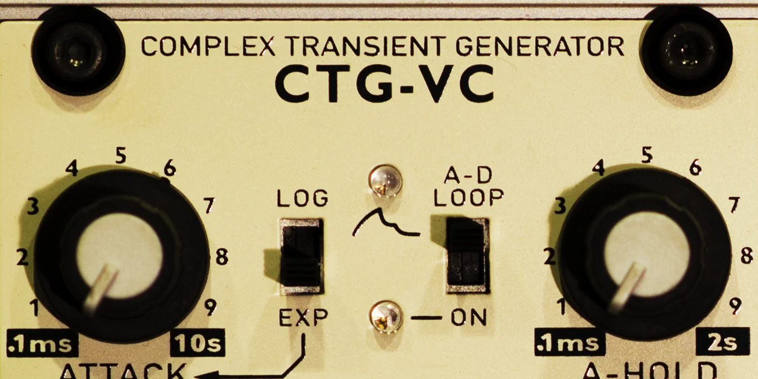 Cwejman CTG-VC Source Event - Voltage Trigger > Trigger RX to Gate Out Jitter - Zero samples (0.00ms) > Trigger Latency - Zero samples (0.00ms) > Fastest Attack Time (Log) - 5 samples (0.10ms) > Fastest Attack Time (Exp) - 6 samples (0.12ms)