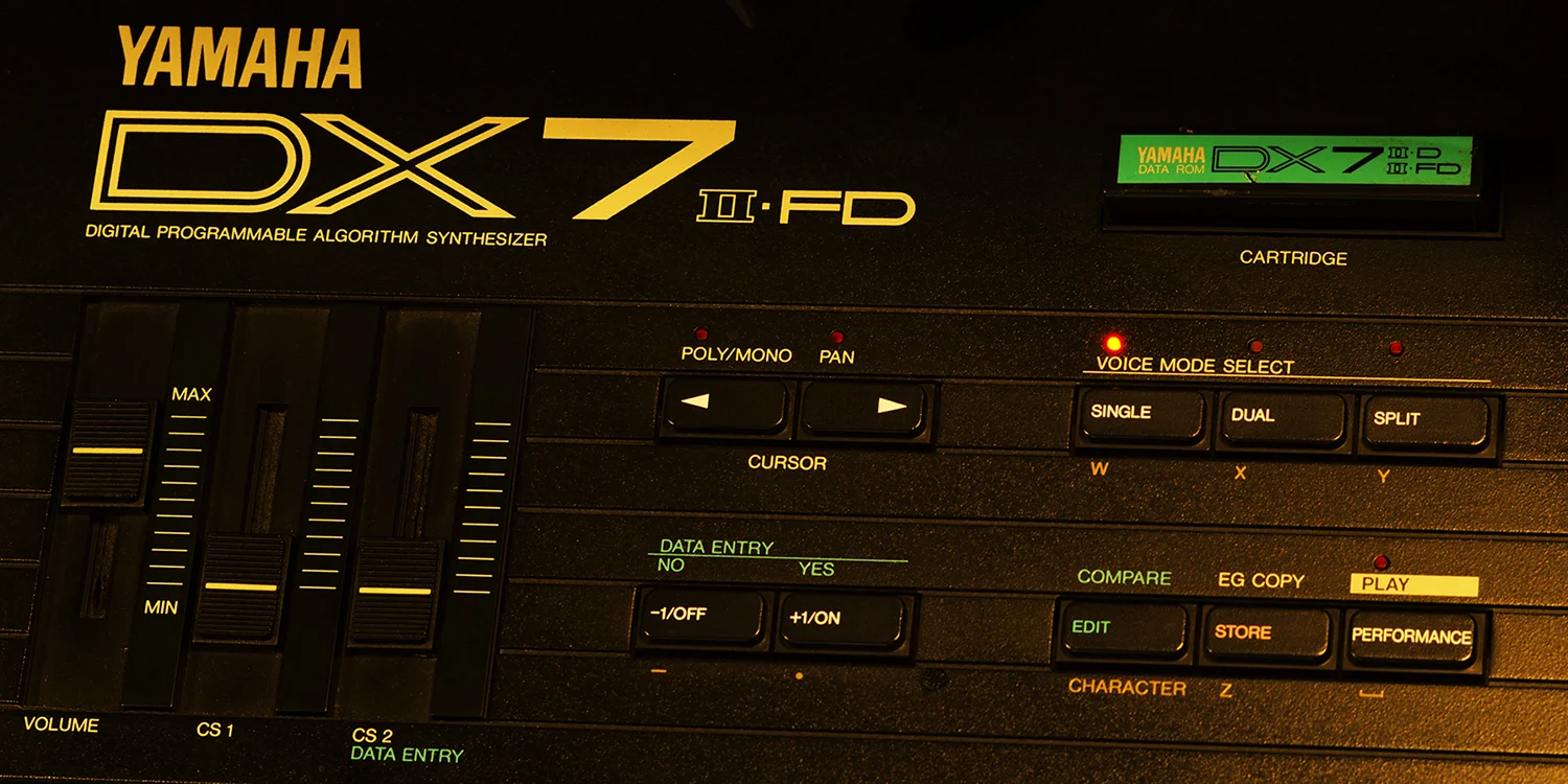 Yamaha DX-7IIFD Source Event - MIDI Note > MIDI Note RX to Audio Out Jitter - 6 samples (0.12ms) > Note On Latency - 161 samples (3.36ms)