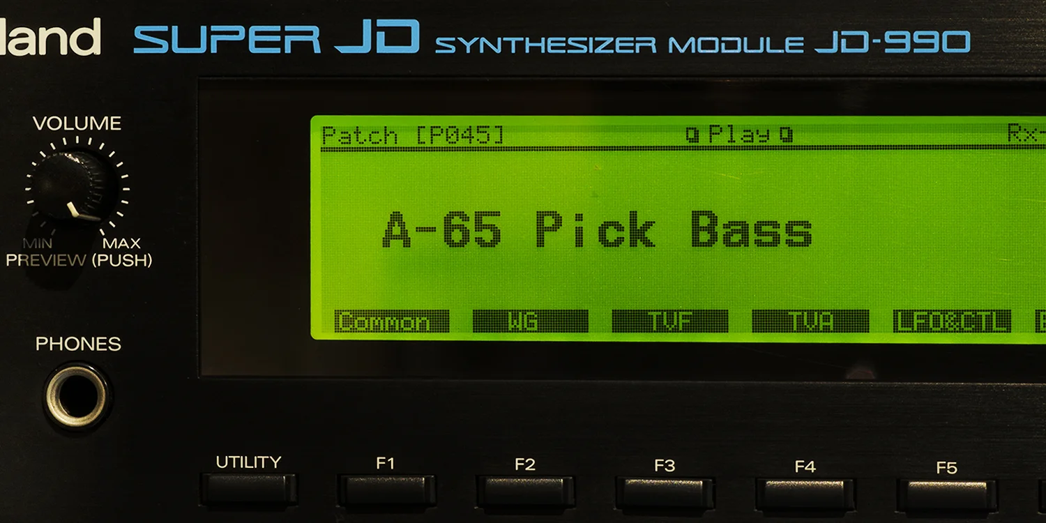 Roland JD-990 Source Event - MIDI Note > MIDI Note RX to Audio Out Jitter - Zero samples (0.00ms) > Note On Latency - 139 samples (2.90ms)