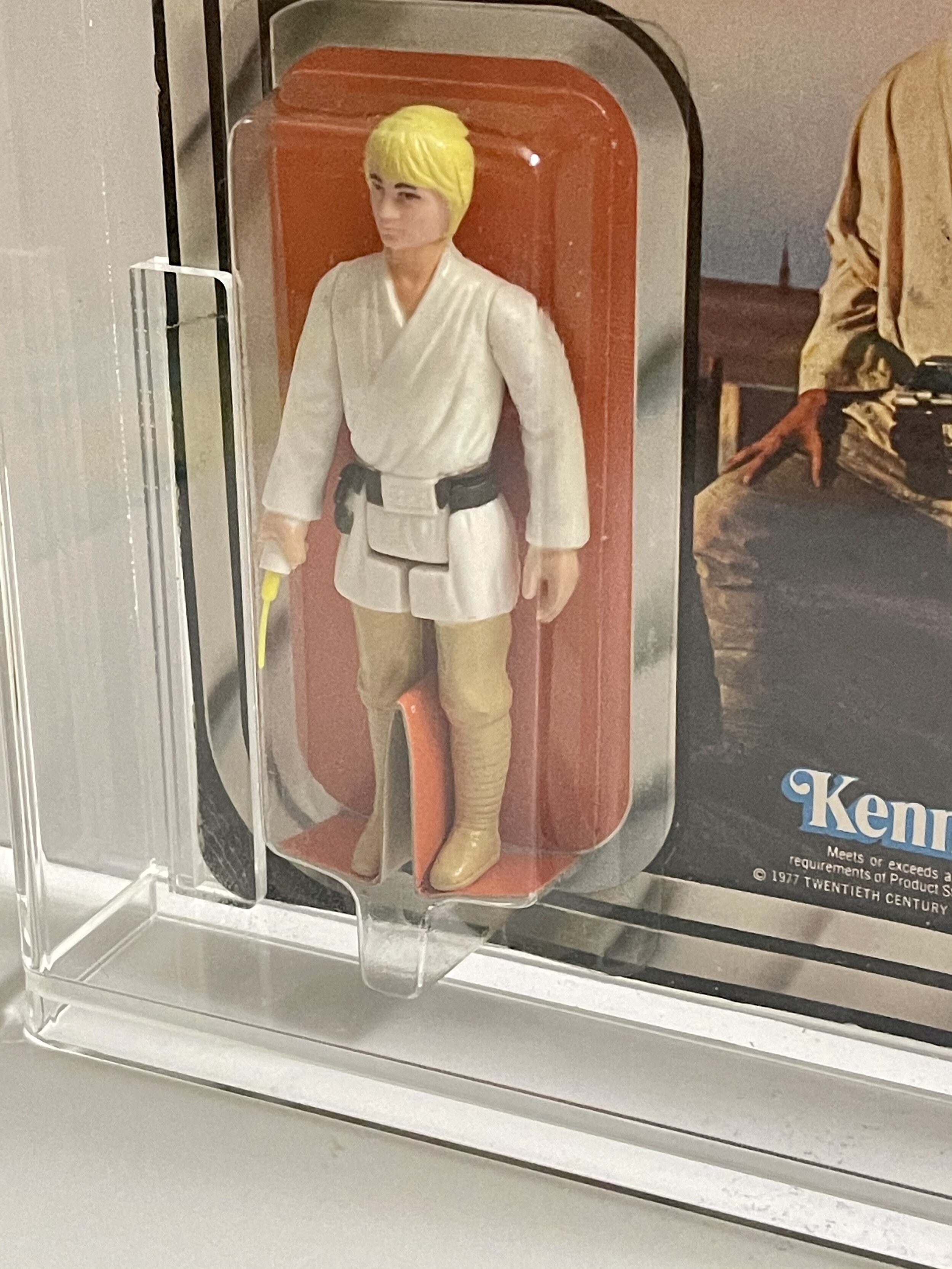 Kenner Mini Cardback  Display Only Custom 1977 STAR WARS Luke Skywalker 
