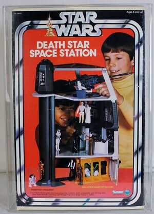 NICE 4" Trash Compactor BLUE DOOR Death Star 1978 Playset Vintage Wars 