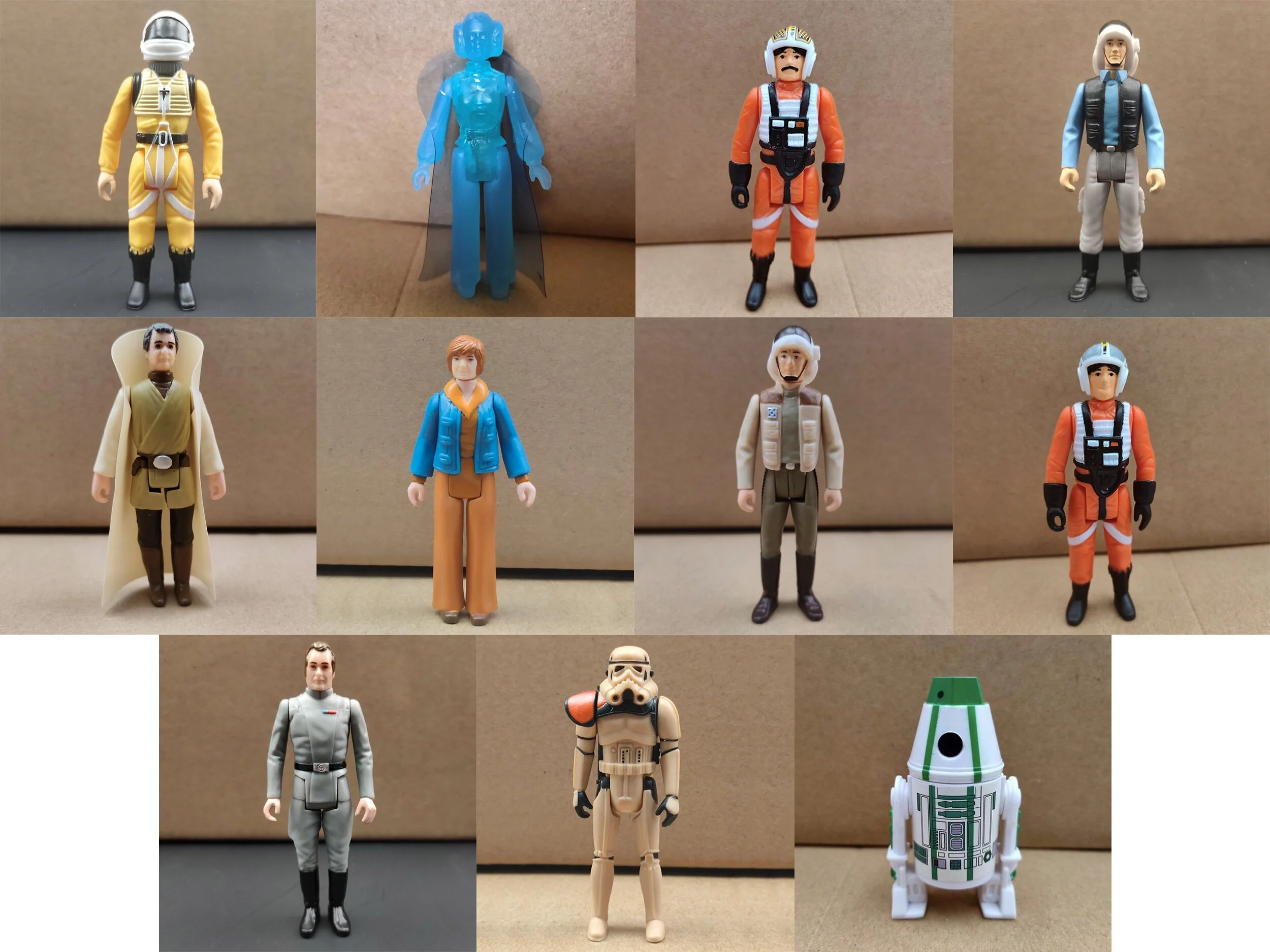 LOOSE SET of 13 Star Wars Vintage 
