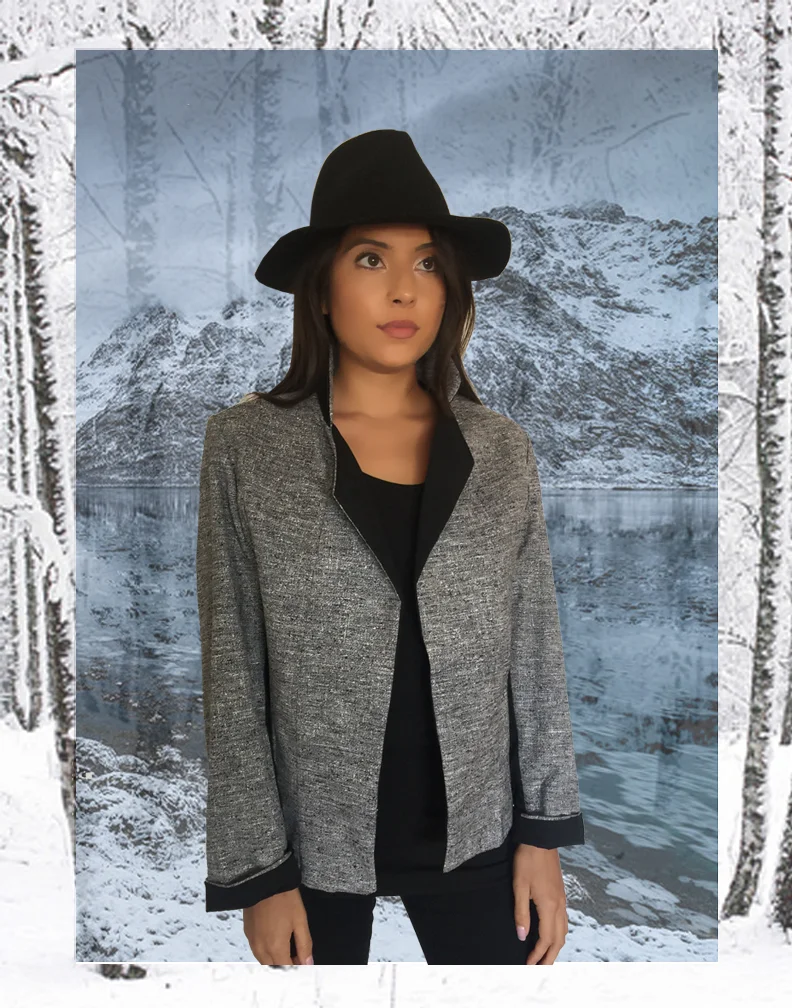  Reversible Boucle Jacket 
