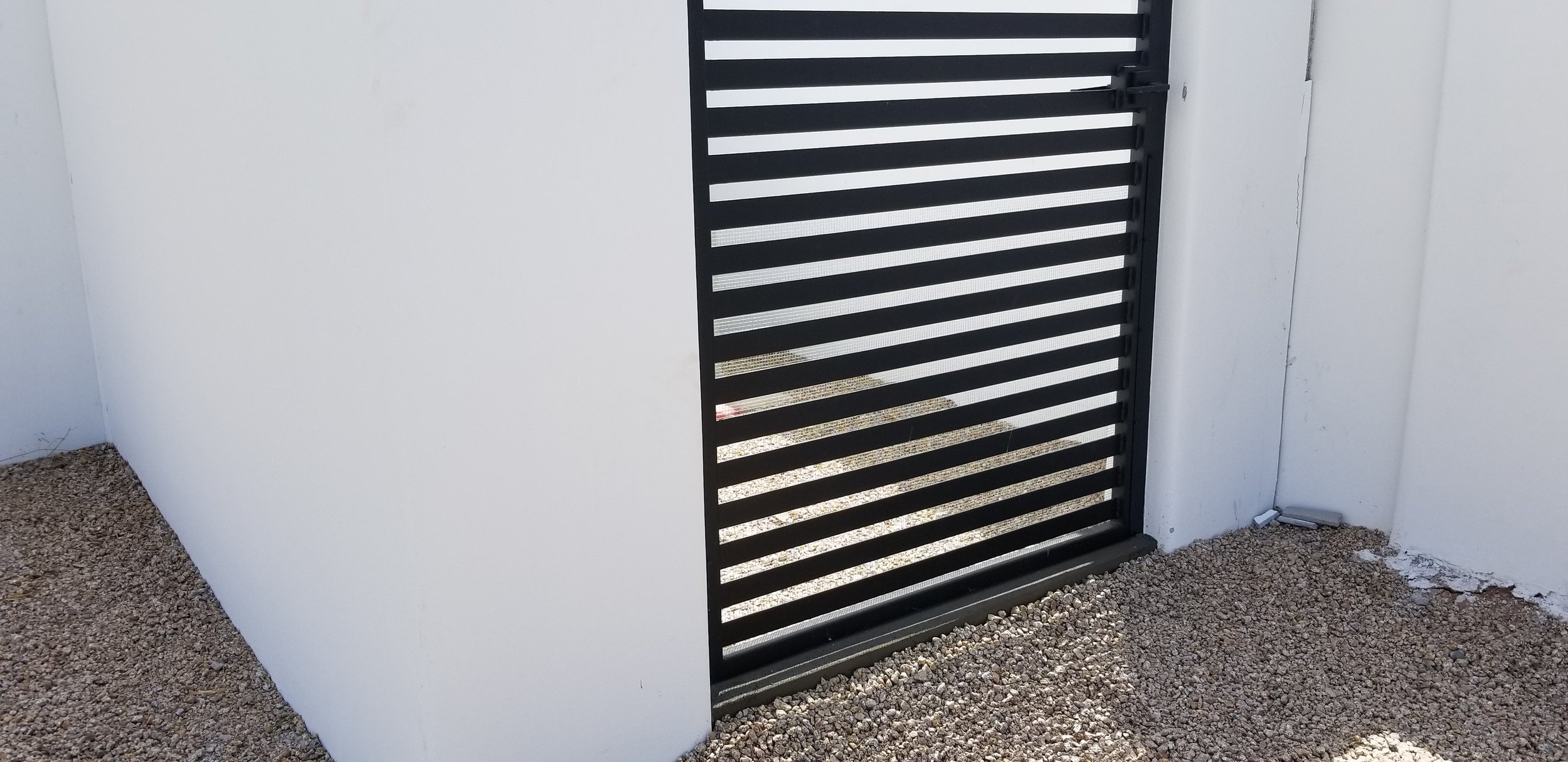 View Fence and Decorative Gate