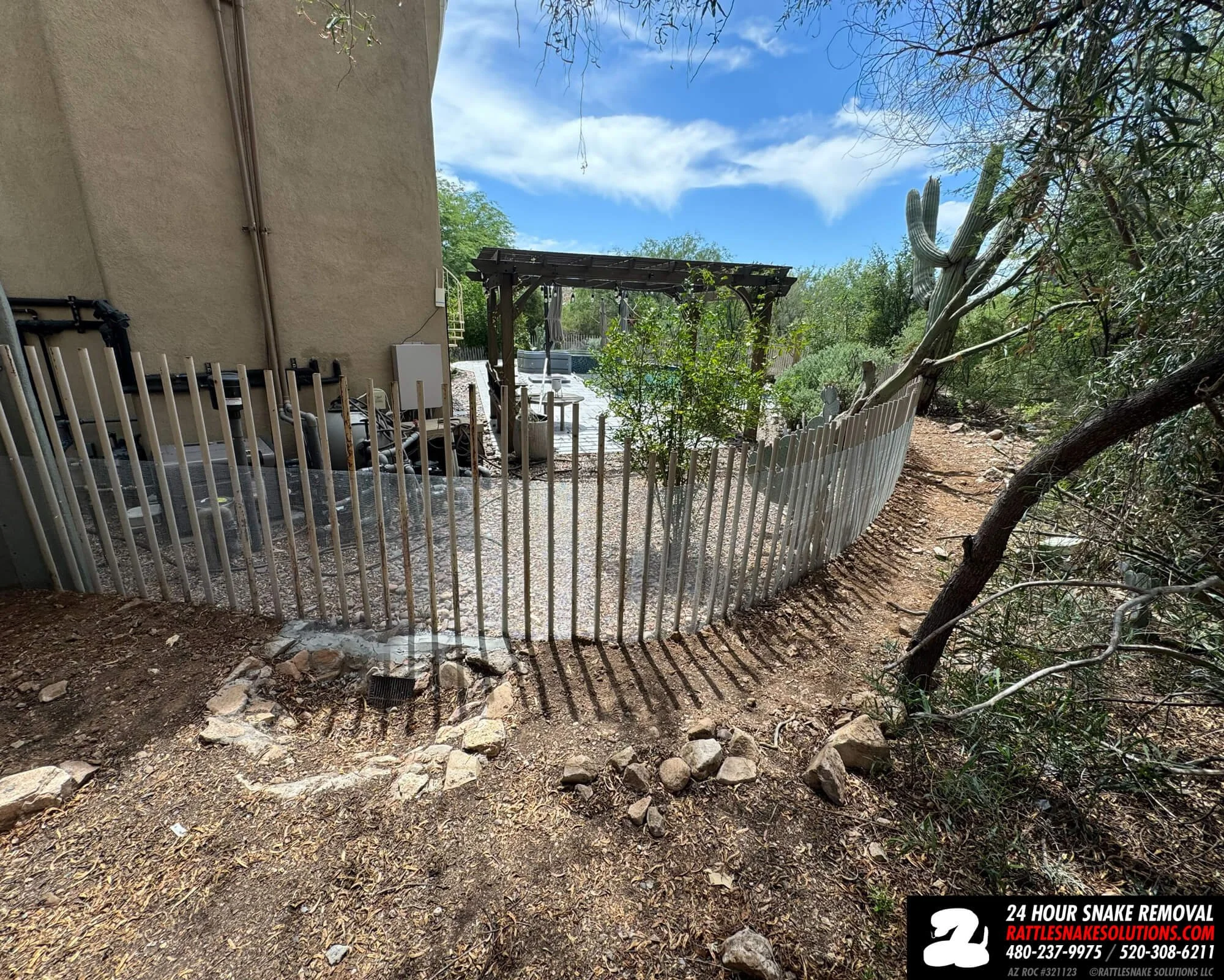 Rattlesanke Project Rattlesnake Fence Projects Keeping Snakes Out of the Backyard — AZ ...