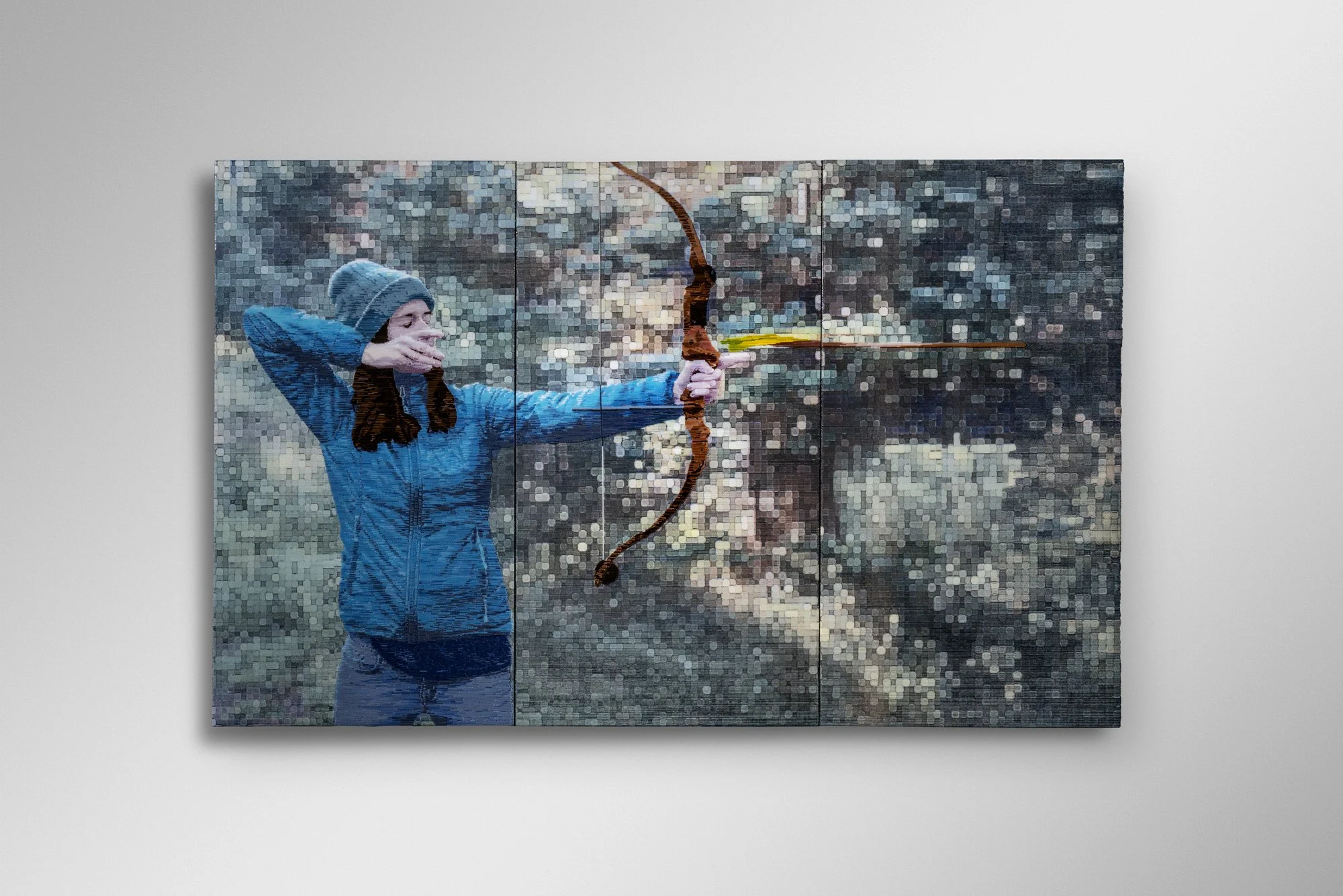 Arrow of Time, 31 x 50 x 1 inches