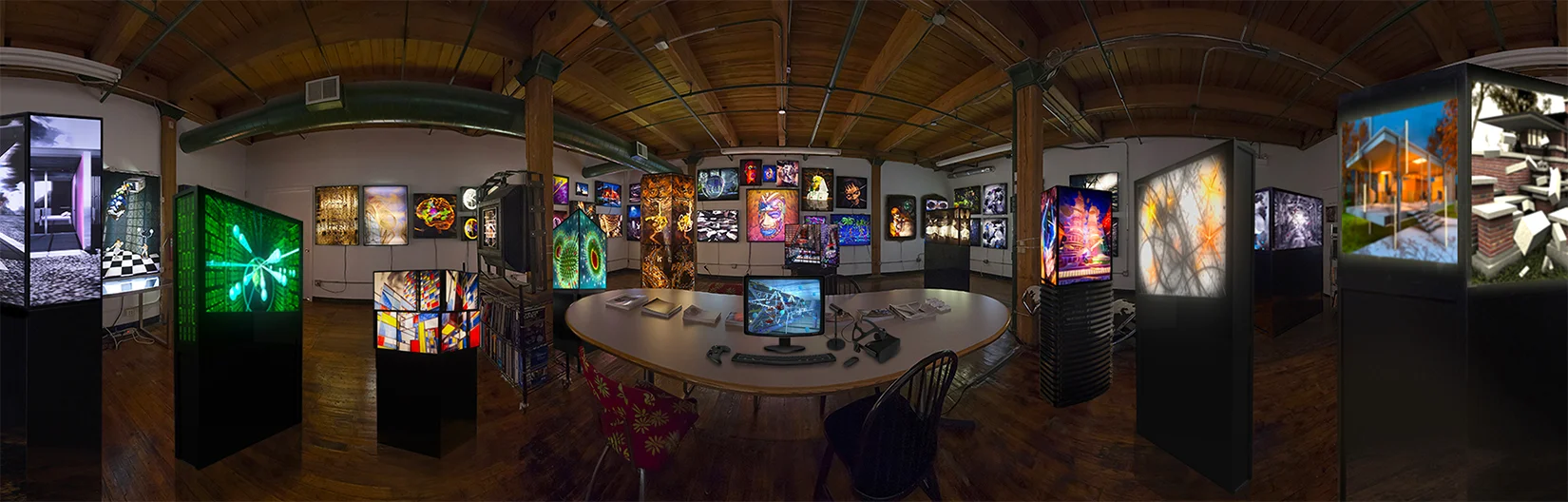 (art)n studio: A Panorama View Digital Photo by James Prinz Photography. Courtesy of Ellen Sandor.