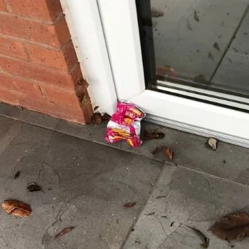 The now famous Crisp packet